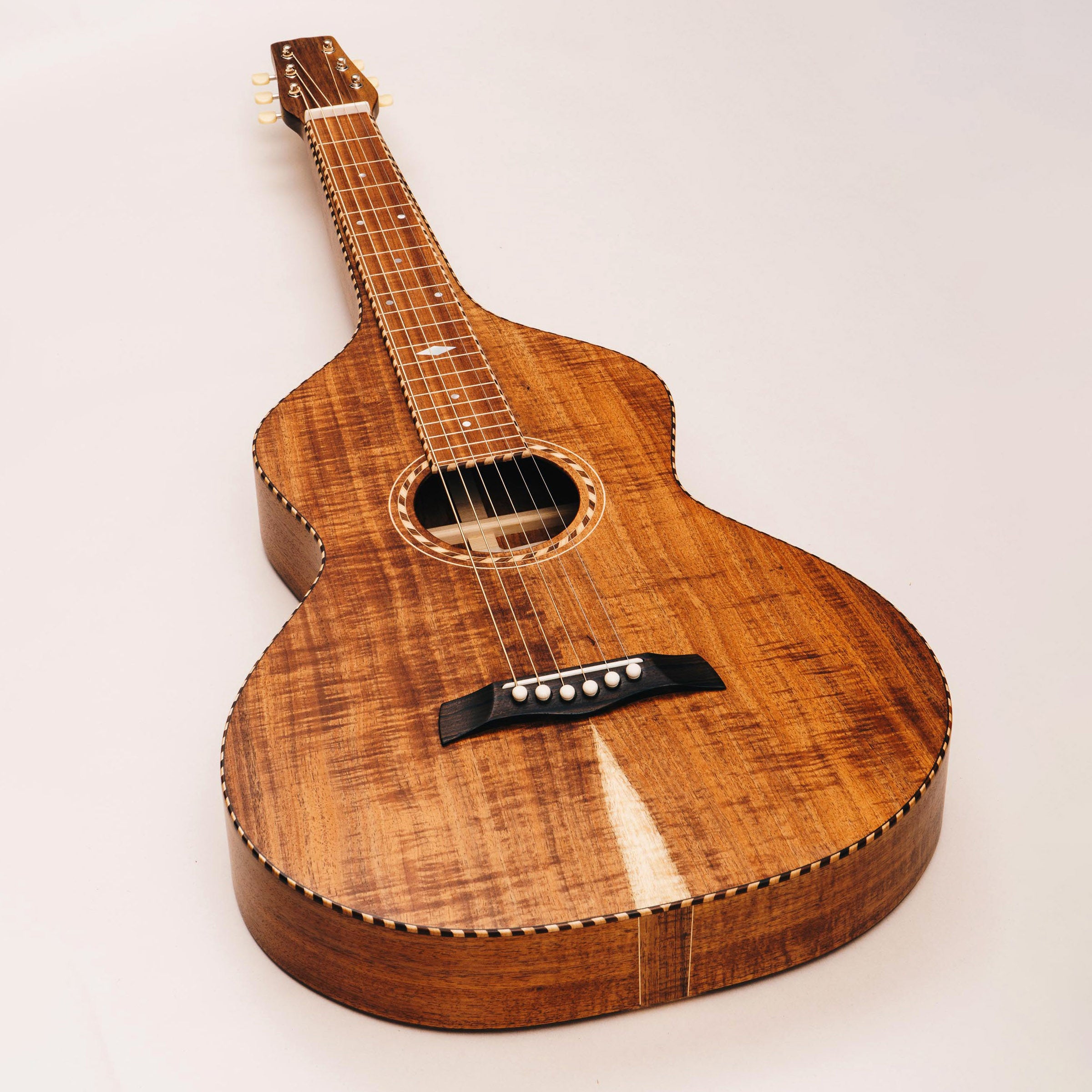 Style 3 Weissenborn Guitar Weissenborn Acoustic Lap Steel Slide Guitar by master luthier Richard Wilson. Handcrafted in Australia. Serial no. RW2335-425.