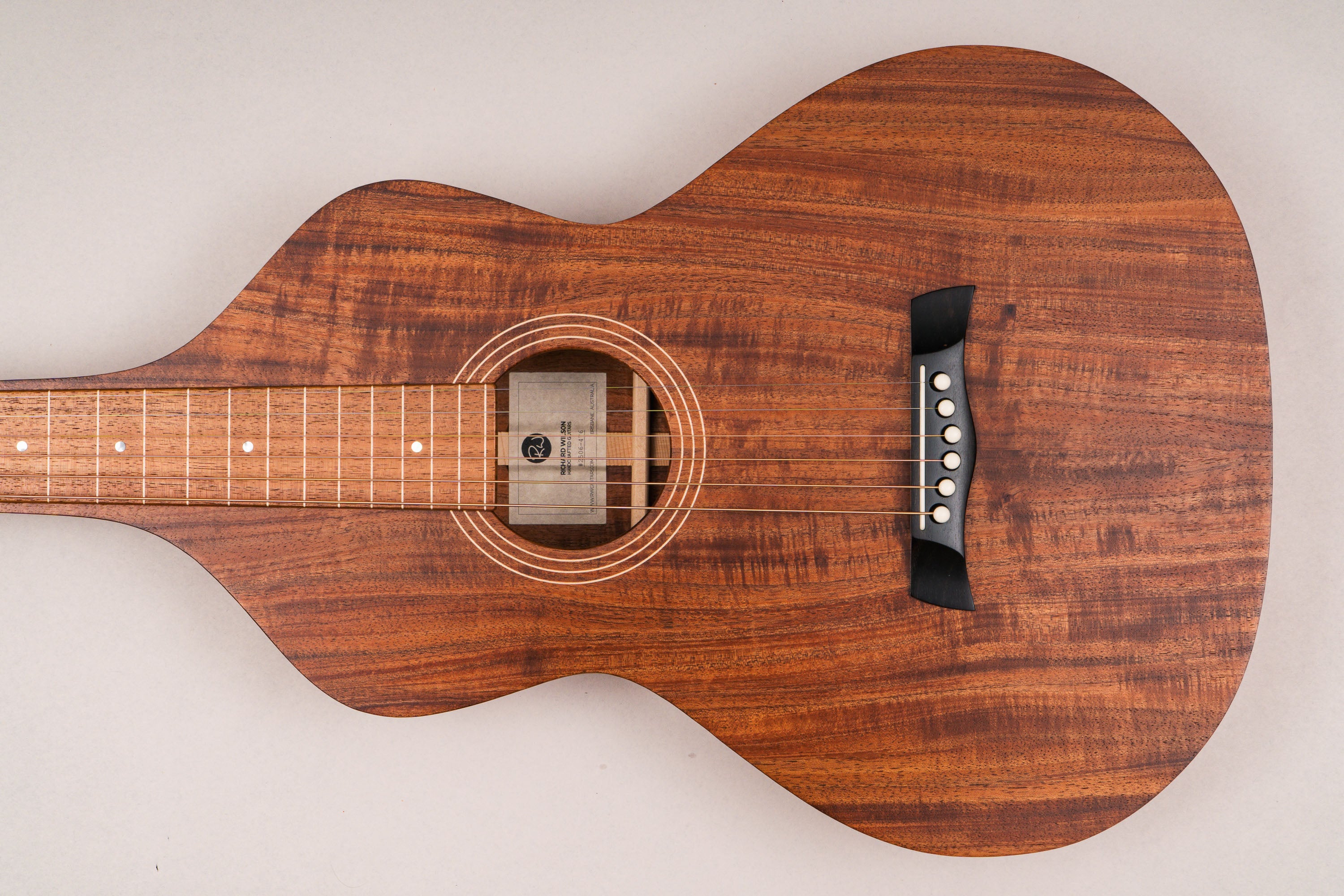Style 1 Weissenborn Guitar - Tasmanian Blackwood Weissenborn Acoustic Lap Steel Slide Guitar by master luthier Richard Wilson. Handcrafted in Australia. Serial no. RW2506-476.