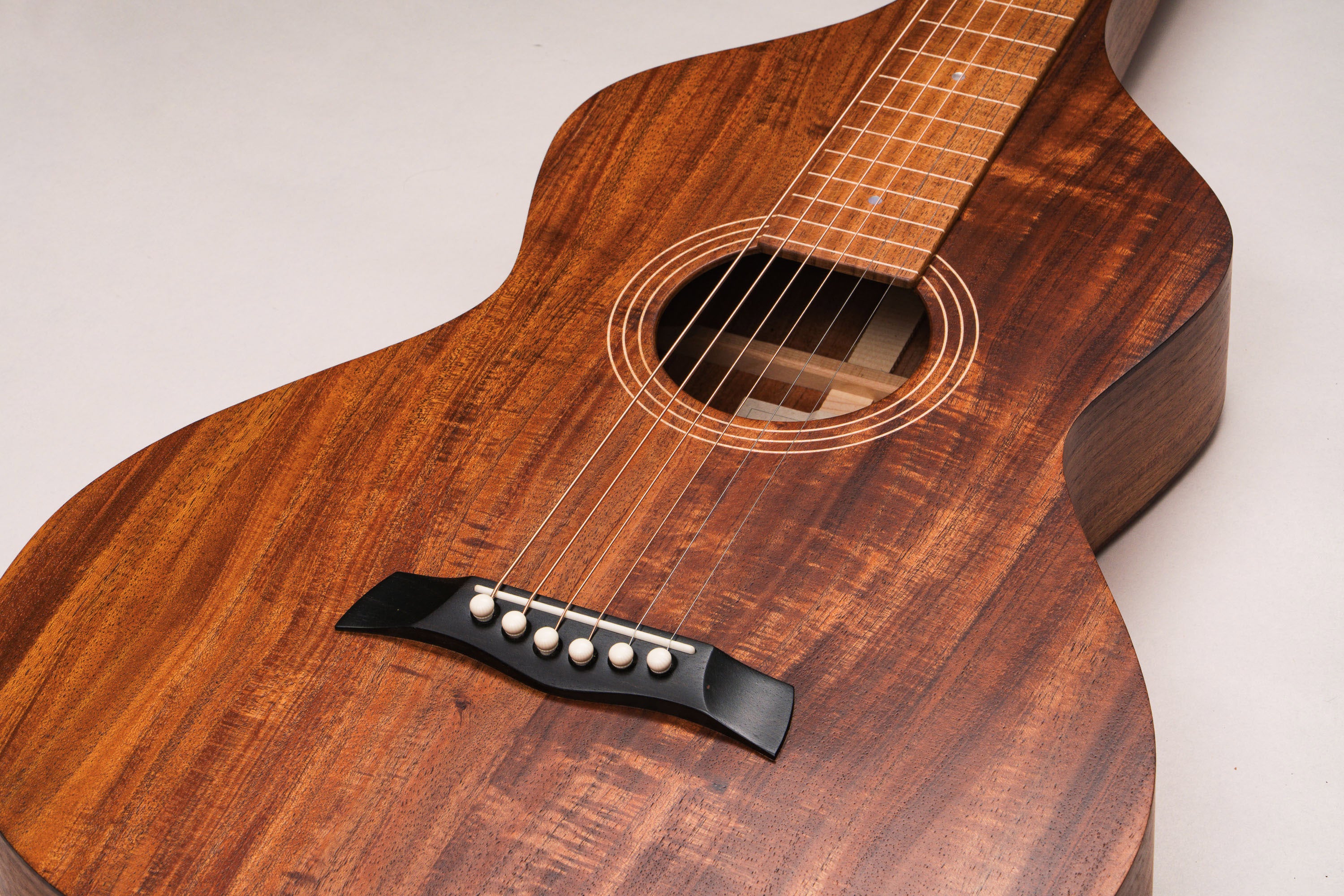 Style 1 Weissenborn Guitar - Tasmanian Blackwood Weissenborn Acoustic Lap Steel Slide Guitar by master luthier Richard Wilson. Handcrafted in Australia. Serial no. RW2506-476.