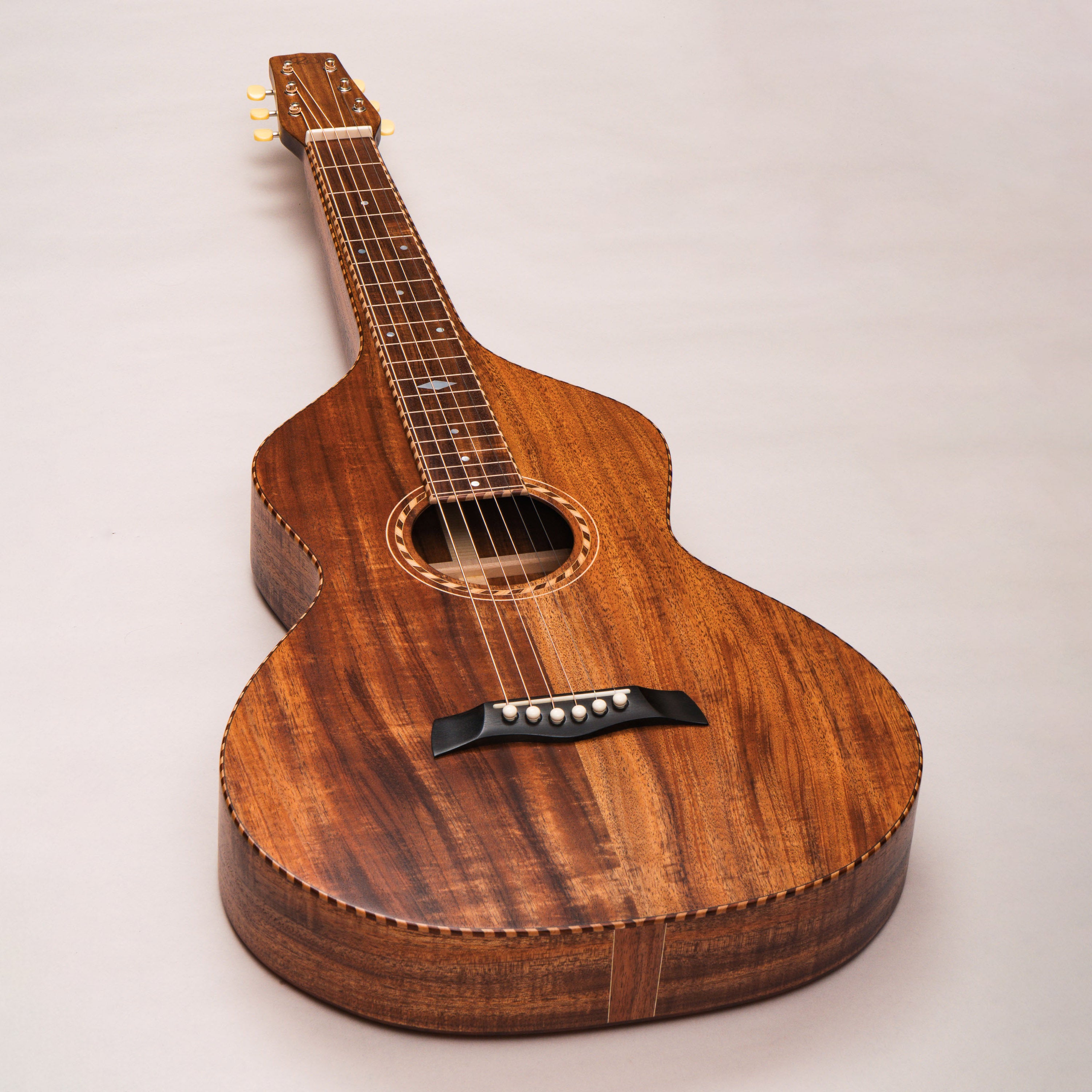 Style 3 Weissenborn Guitar - Tasmanian Blackwood Weissenborn Acoustic Lap Steel Slide Guitar by master luthier Richard Wilson. Handcrafted in Australia. Serial no. RW2509-479.