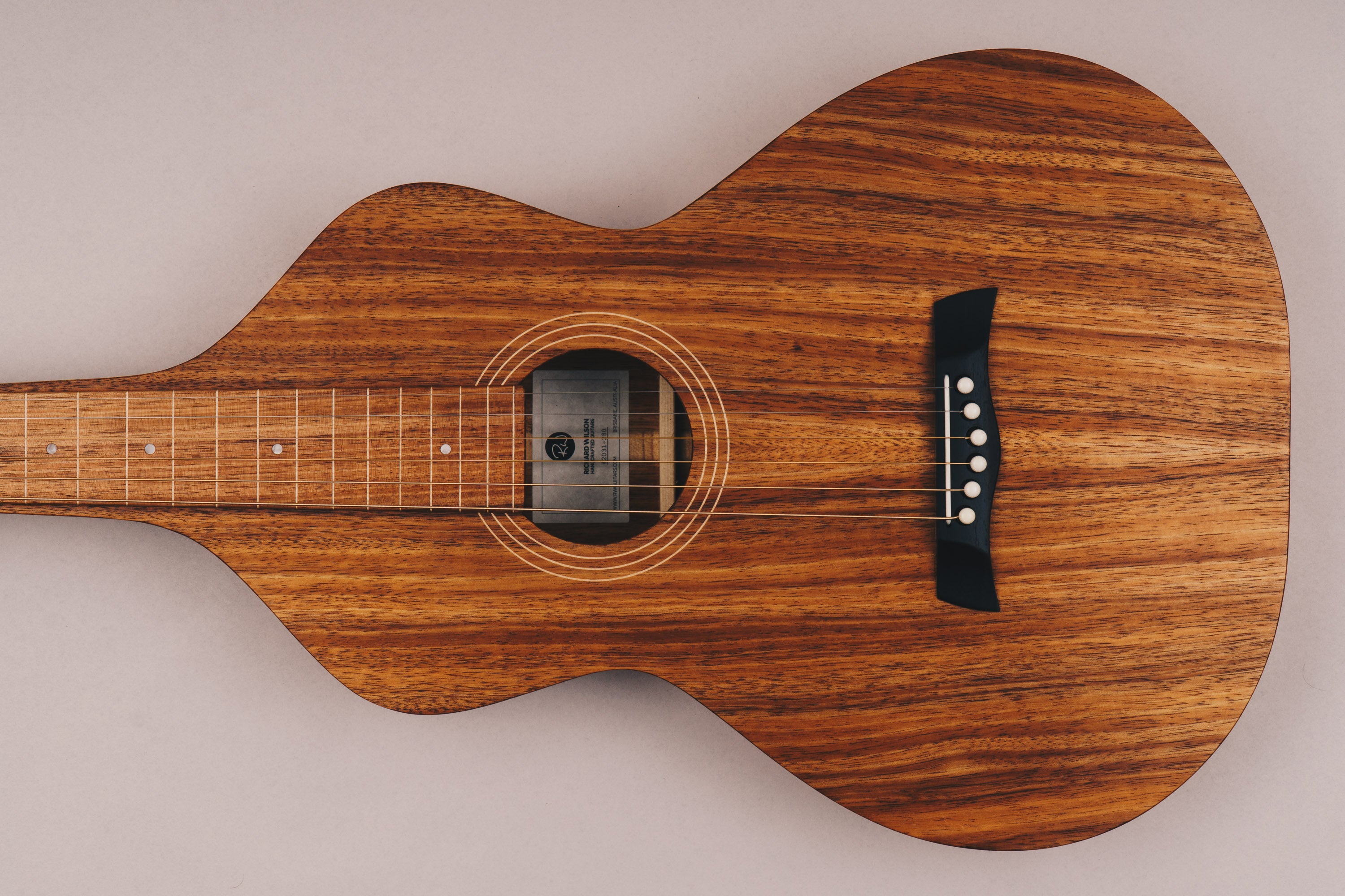 Hawaiian Koa Style 1 Weissenborn Guitar Weissenborn Acoustic Lap Steel Slide Guitar by master luthier Richard Wilson. Handcrafted in Australia. Serial no. RW2031-280.