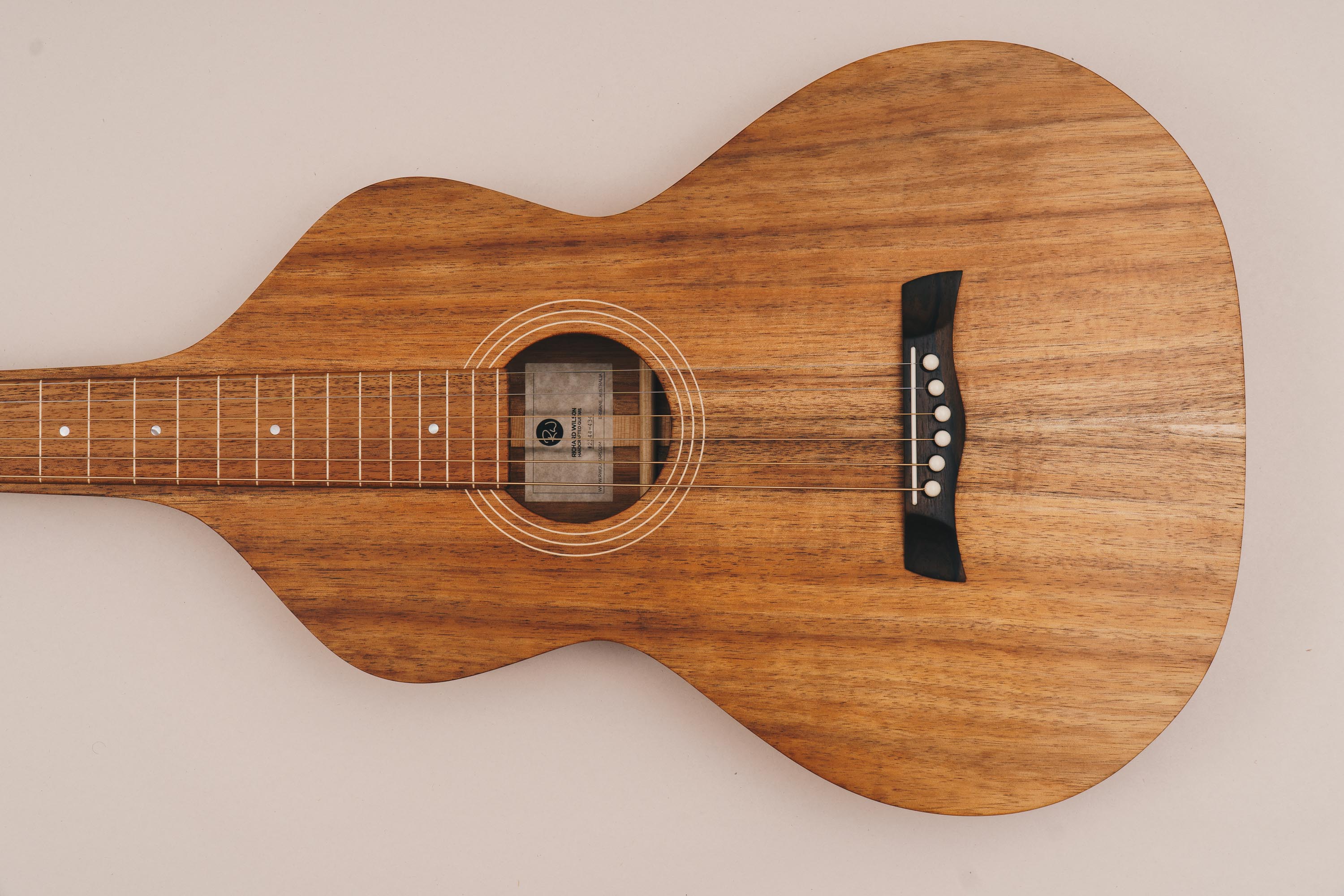 Hawaiian Koa Style 1 Weissenborn Guitar Weissenborn Acoustic Lap Steel Slide Guitar by master luthier Richard Wilson. Handcrafted in Australia. Serial no. RW2344-434.