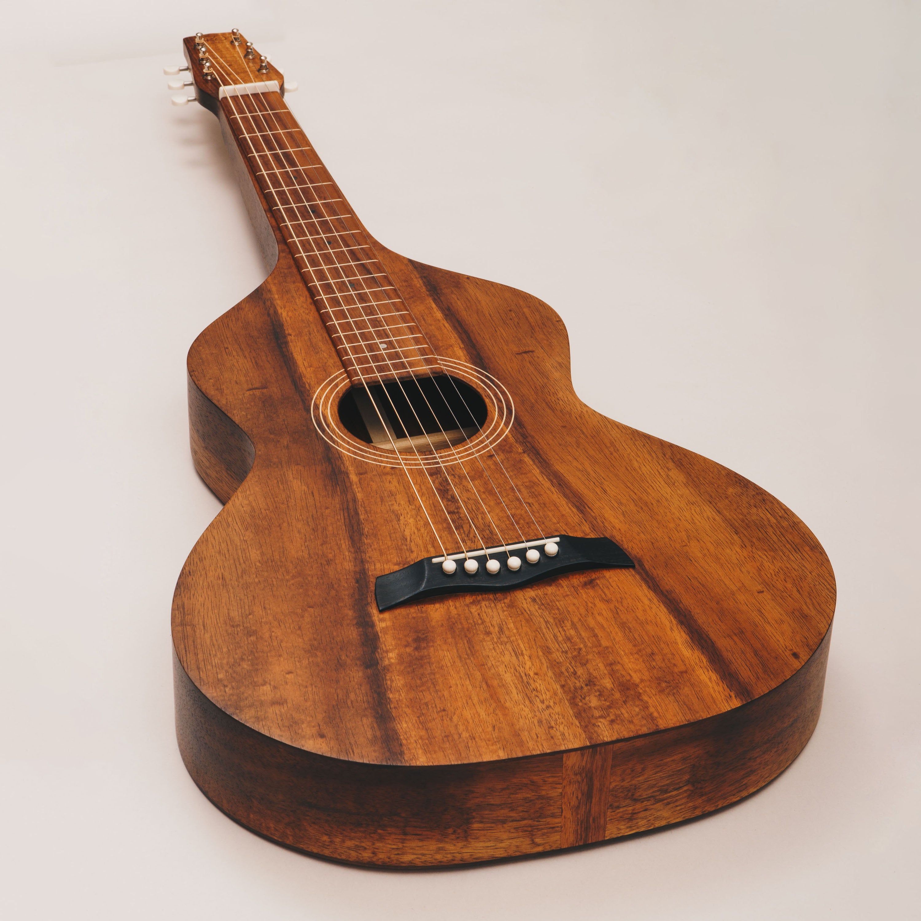 Hawaiian Koa Style 1 Weissenborn Guitar Weissenborn Acoustic Lap Steel Slide Guitar by master luthier Richard Wilson. Handcrafted in Australia. Serial no. RW2356-446.