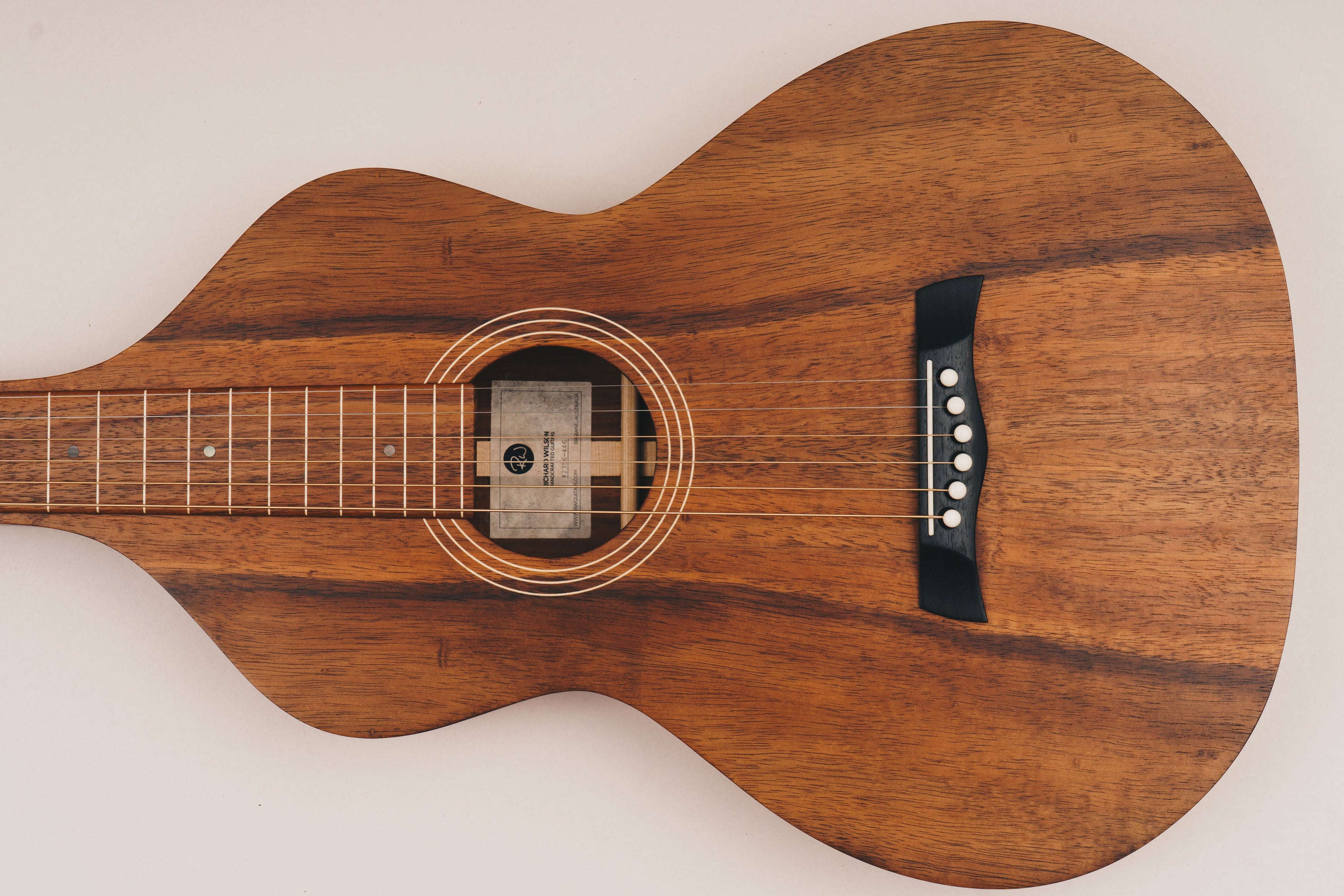 Hawaiian Koa Style 1 Weissenborn Guitar Weissenborn Acoustic Lap Steel Slide Guitar by master luthier Richard Wilson. Handcrafted in Australia. Serial no. RW2356-446.