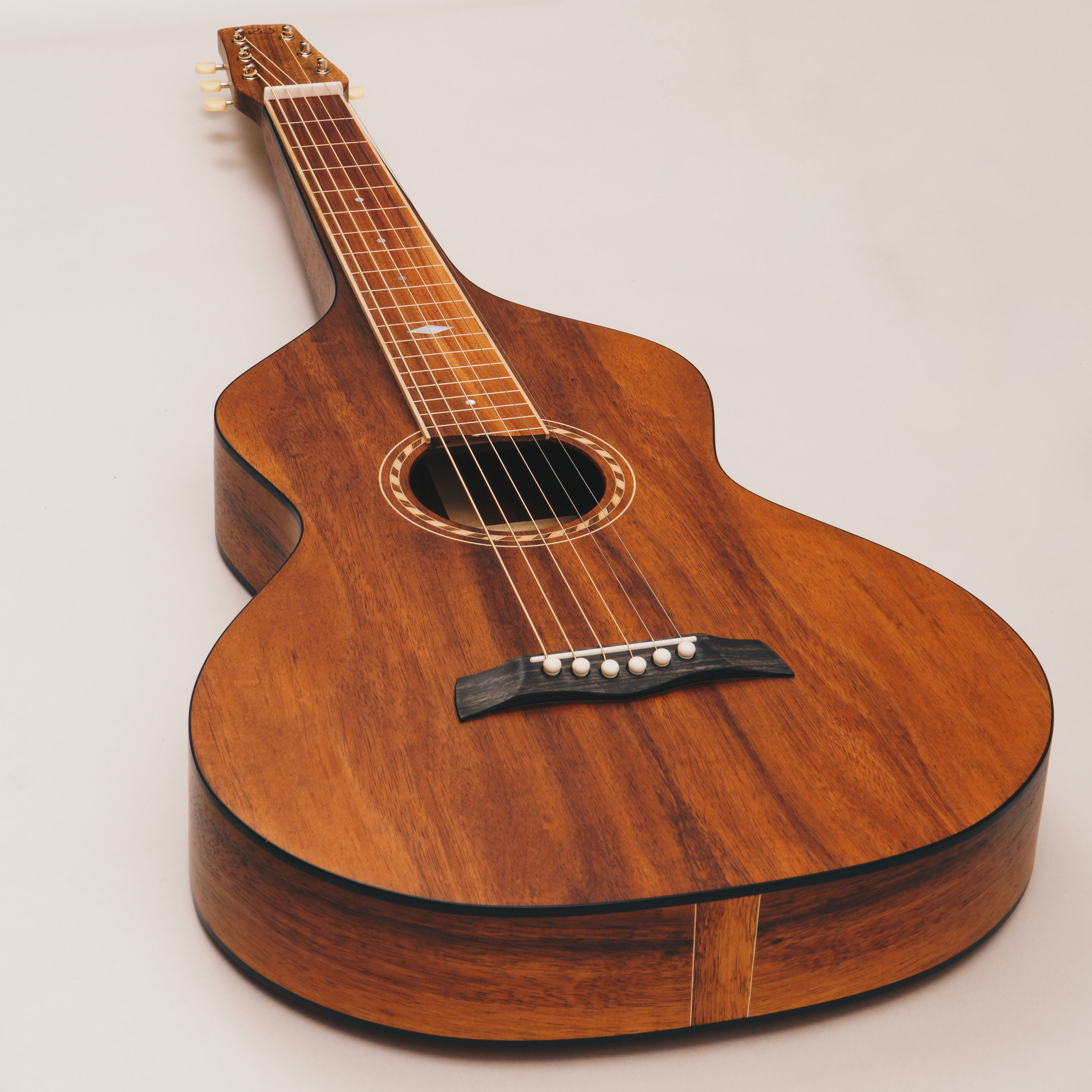 Hawaiian Koa Style 2 Weissenborn Guitar Weissenborn Acoustic Lap Steel Slide Guitar by master luthier Richard Wilson. Handcrafted in Australia. Serial no. RW2358-448.