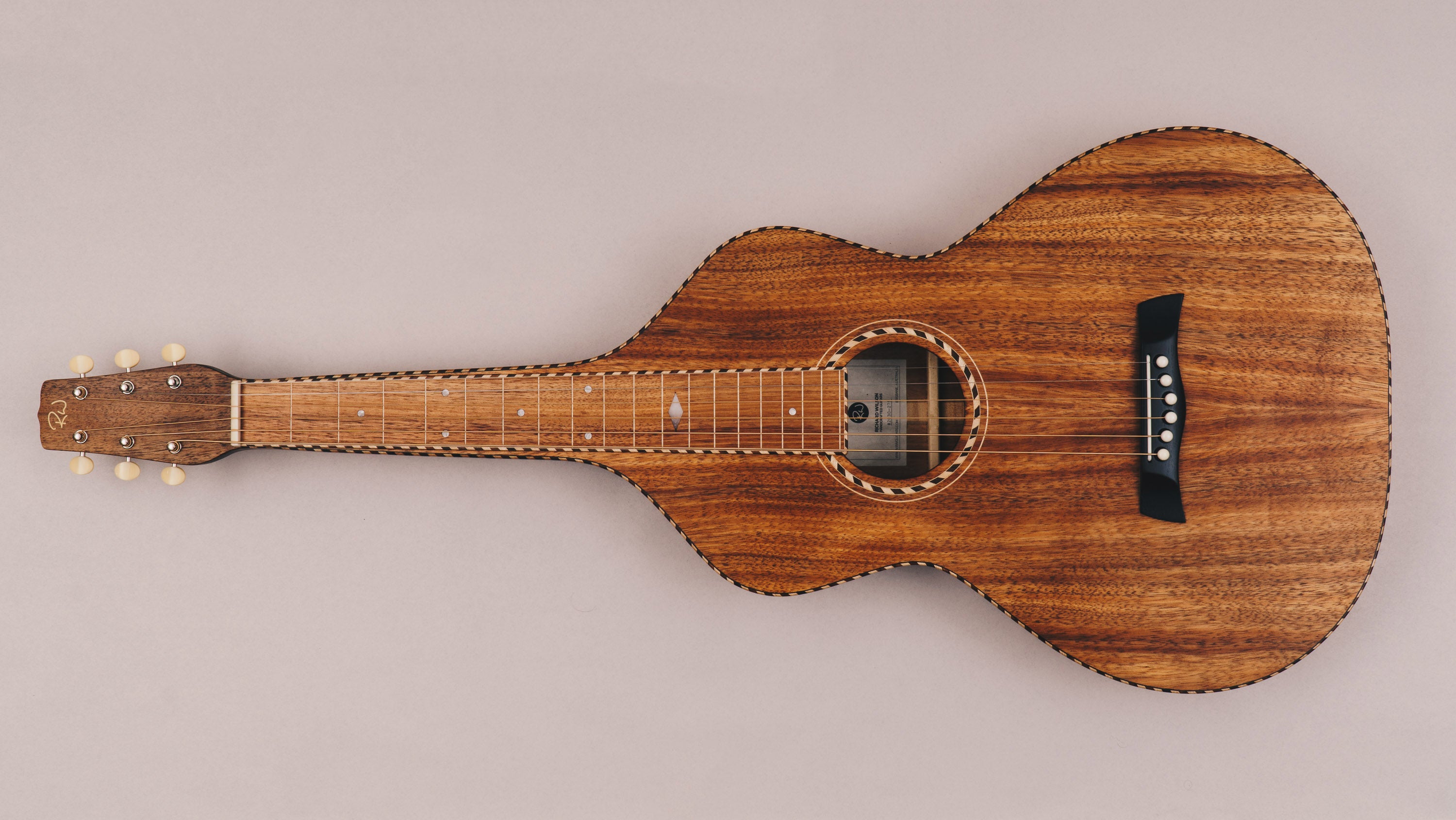 Hawaiian Koa Style 3 Weissenborn Guitar Weissenborn Acoustic Lap Steel Slide Guitar by master luthier Richard Wilson. Handcrafted in Australia. Serial no. RW2030-279.