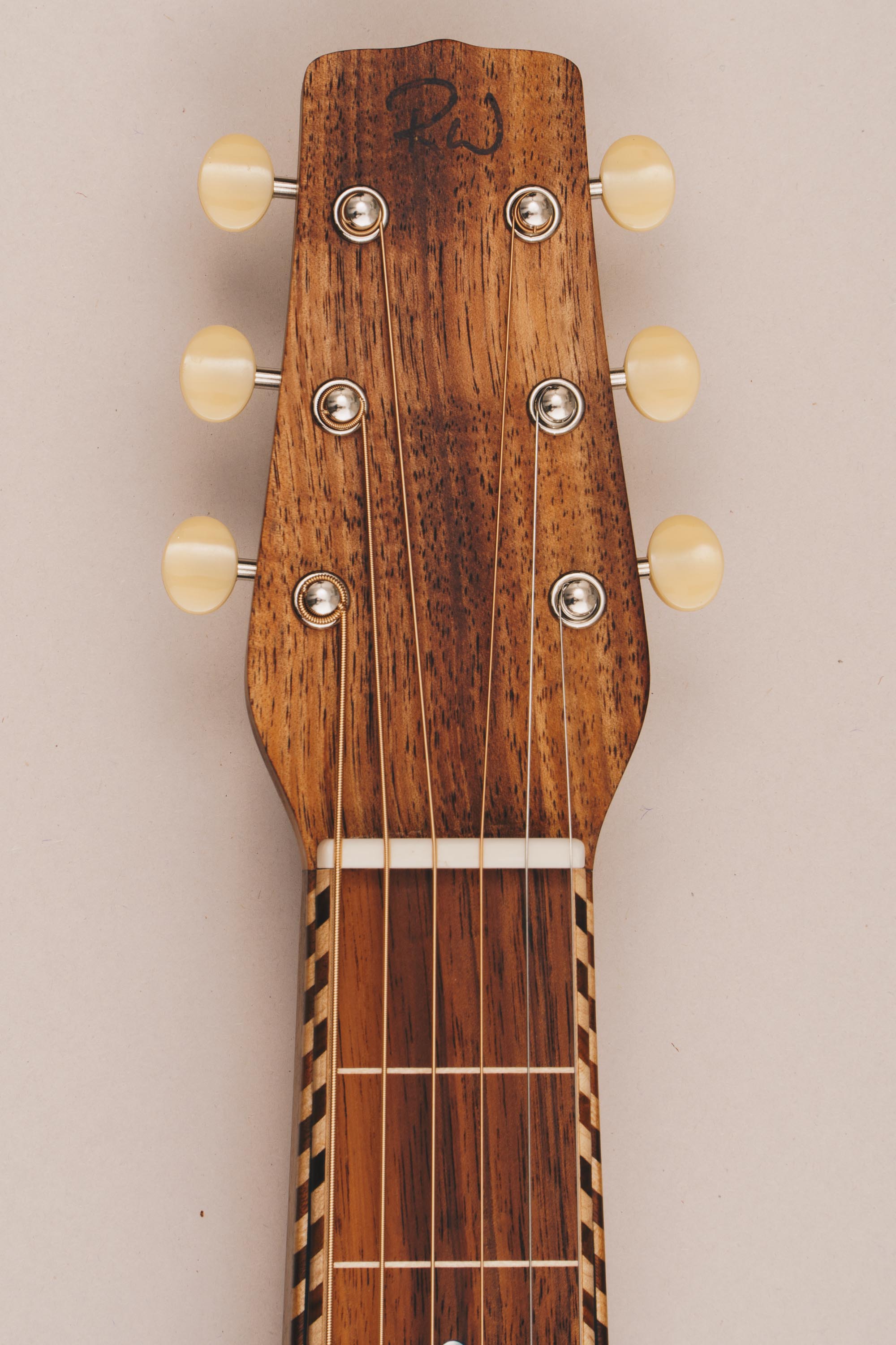 Hawaiian Koa Style 3 Weissenborn Guitar Weissenborn Acoustic Lap Steel Slide Guitar by master luthier Richard Wilson. Handcrafted in Australia. Serial no. RW2359-449.