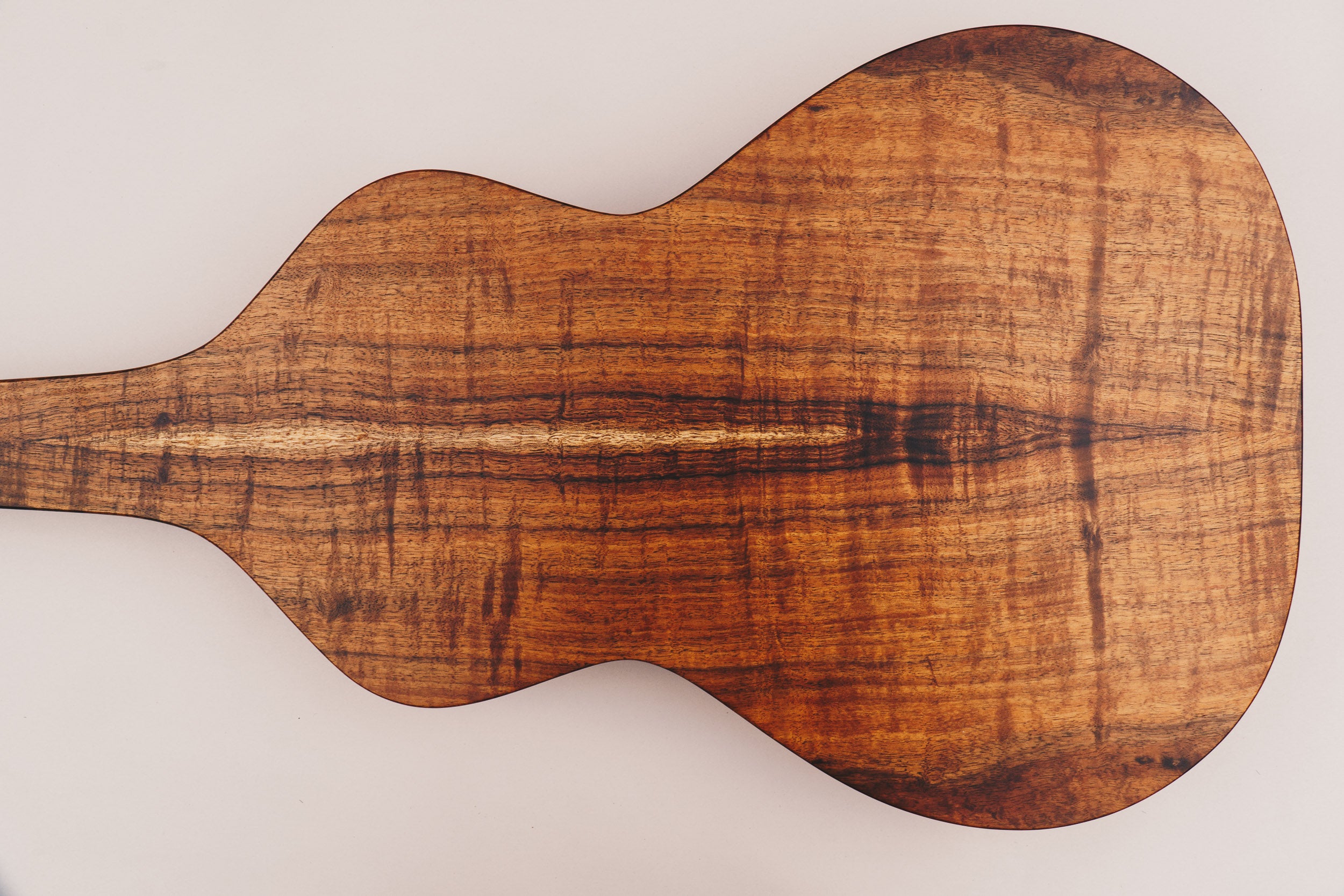 Hawaiian Koa Style 3 Weissenborn Acoustic Lap Steel Slide Guitar by master luthier Richard Wilson. Handcrafted in Australia. Serial no. RW1804-213.