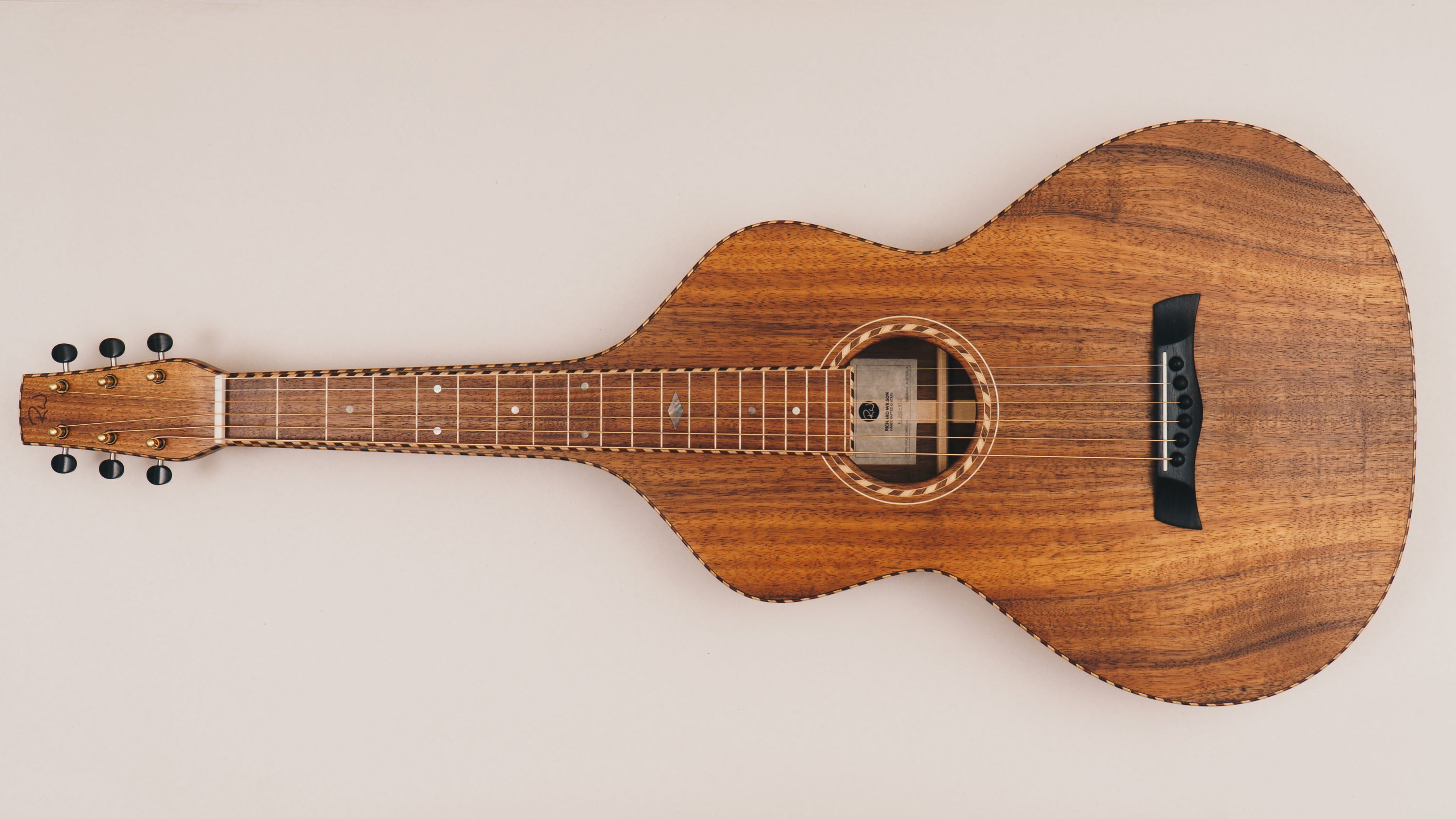 Hawaiian Koa Style 4 Weissenborn Guitar Weissenborn Acoustic Lap Steel Slide Guitar by master luthier Richard Wilson. Handcrafted in Australia. Serial no. RW2360-450.