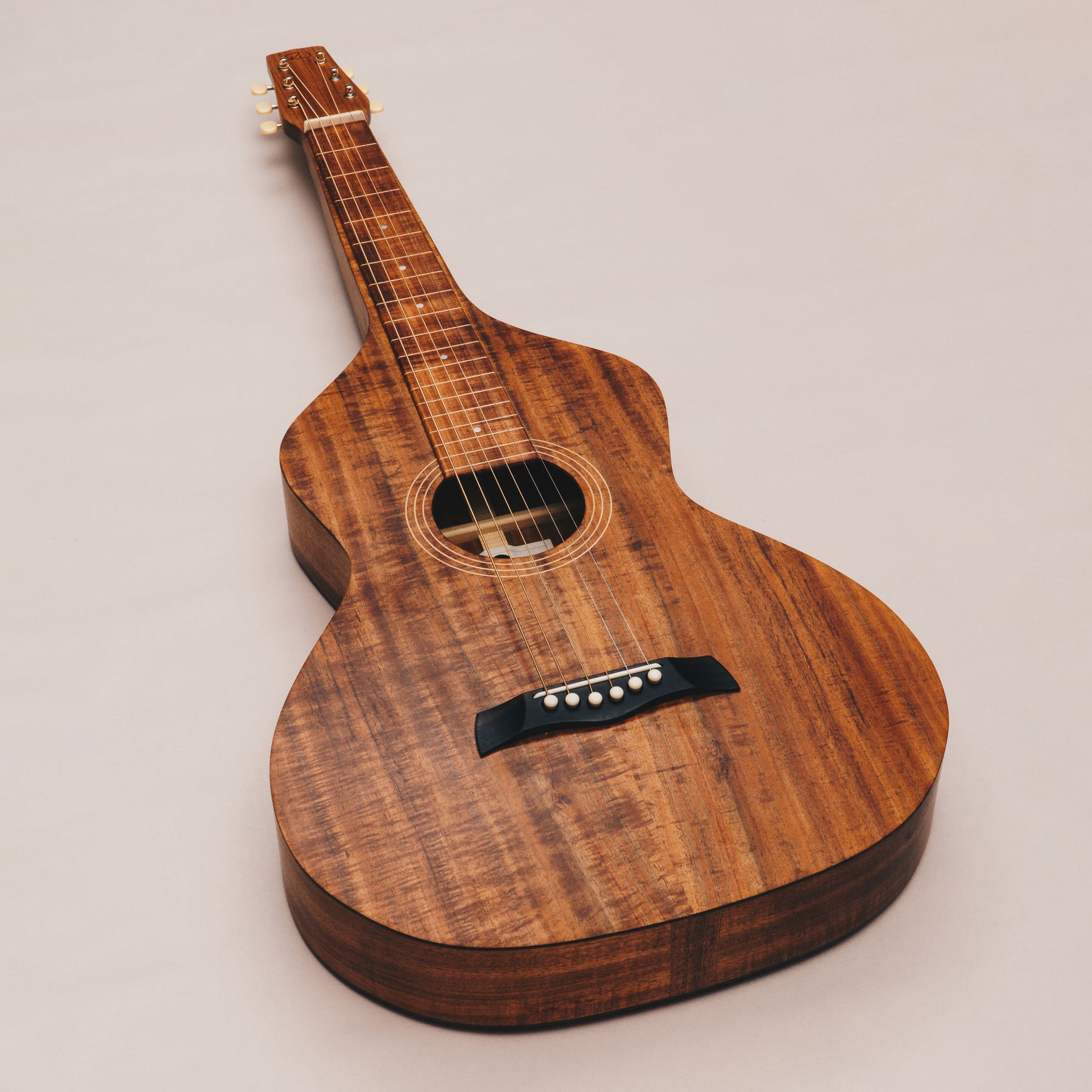 Style 1 Weissenborn Guitar Weissenborn Acoustic Lap Steel Slide Guitar by master luthier Richard Wilson. Handcrafted in Australia. Serial no. RW2242-374.