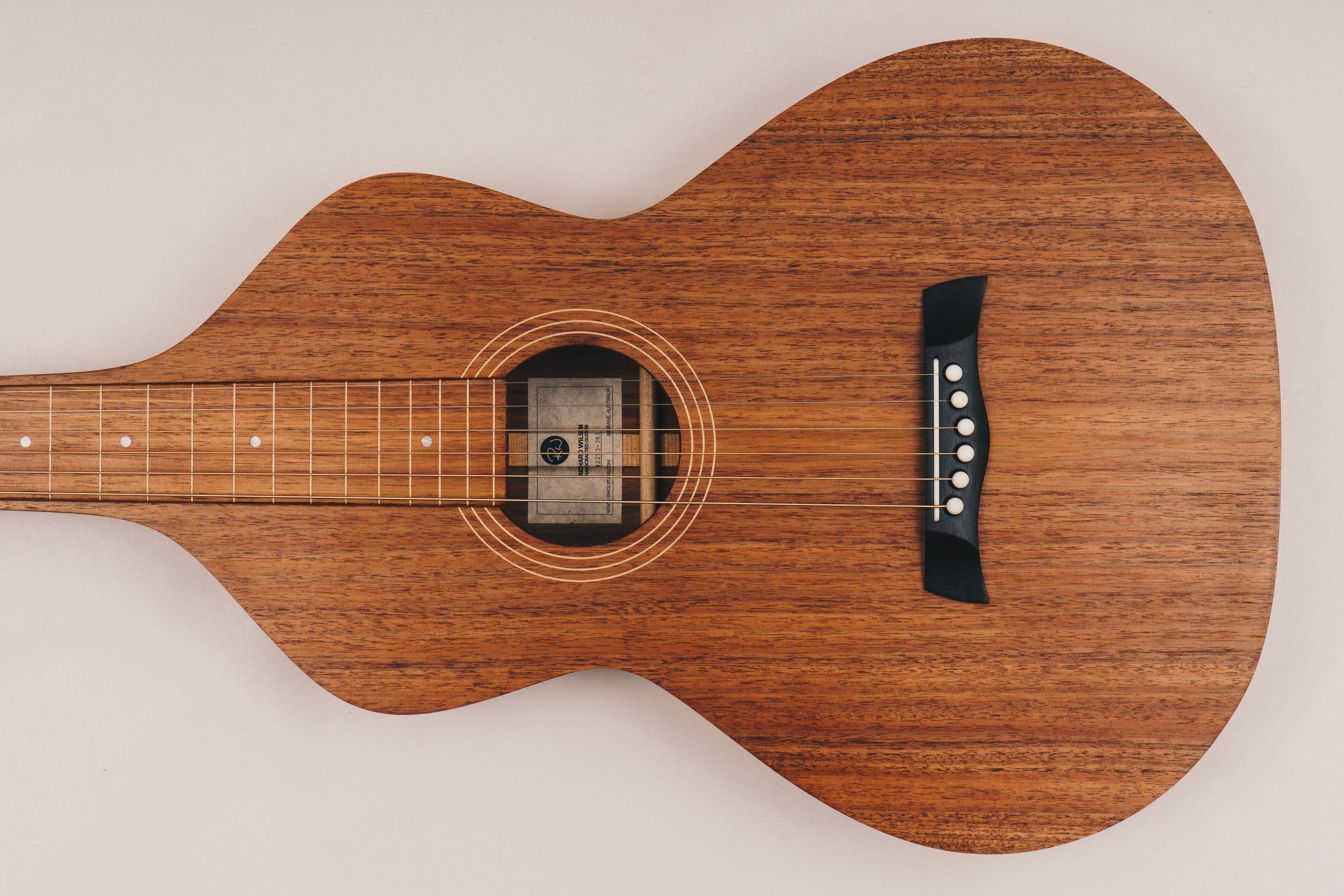 Style 1 Weissenborn Guitar Weissenborn Acoustic Lap Steel Slide Guitar by master luthier Richard Wilson. Handcrafted in Australia. Serial no. RW2253-383.