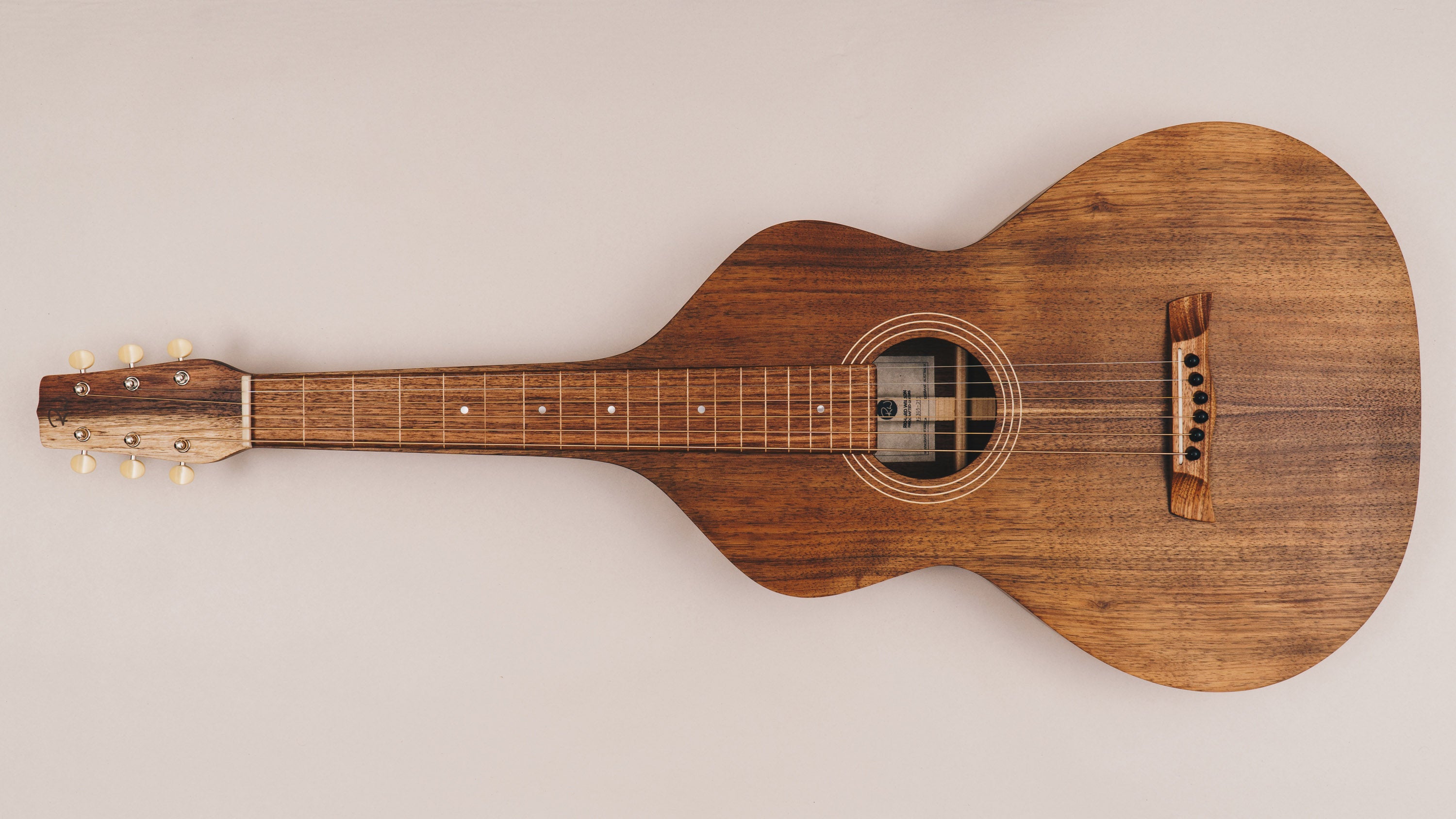 Style 1 Weissenborn Guitar Weissenborn Acoustic Lap Steel Slide Guitar by master luthier Richard Wilson. Handcrafted in Australia. Serial no. RW2305-395.