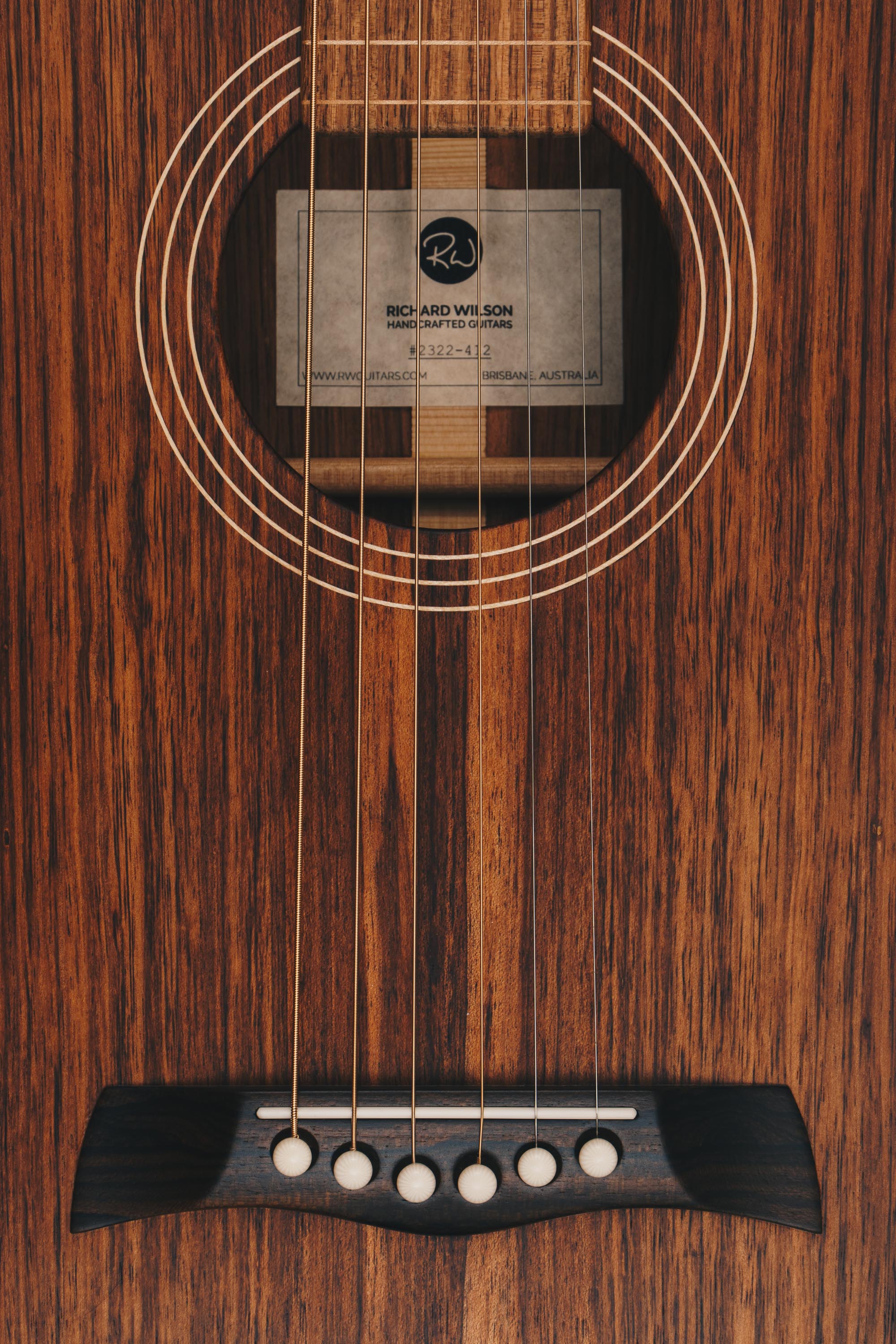 Style 1 Weissenborn Guitar Weissenborn Acoustic Lap Steel Slide Guitar by master luthier Richard Wilson. Handcrafted in Australia. Serial no. RW2322-412.