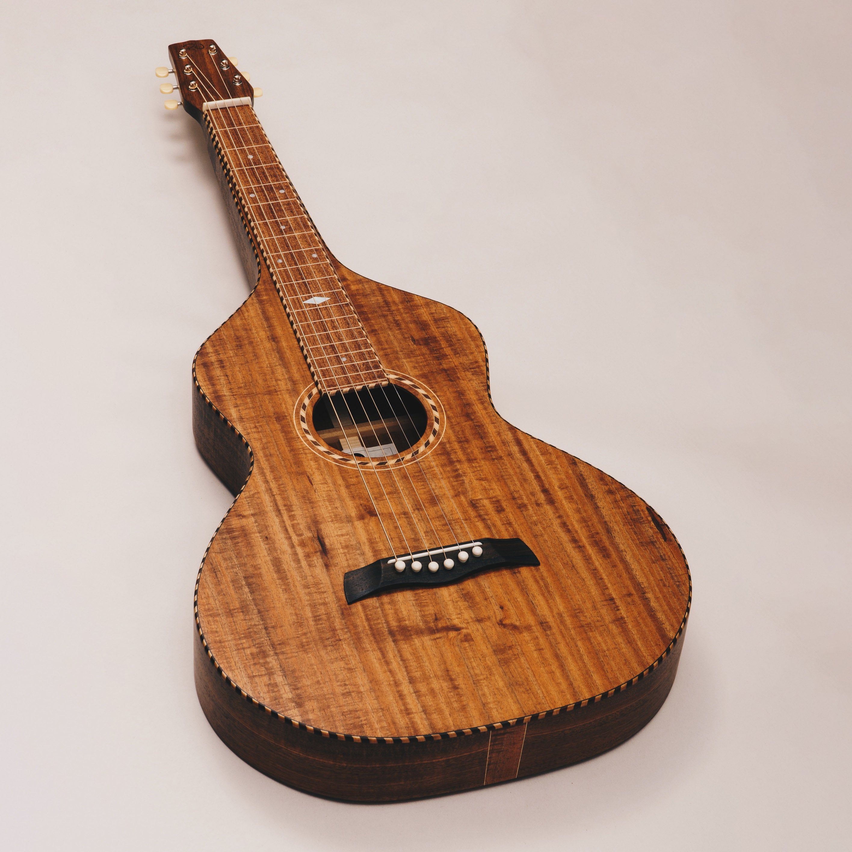 Style 3 Weissenborn Guitar Weissenborn Acoustic Lap Steel Slide Guitar by master luthier Richard Wilson. Handcrafted in Australia. Serial no. RW2247-377.