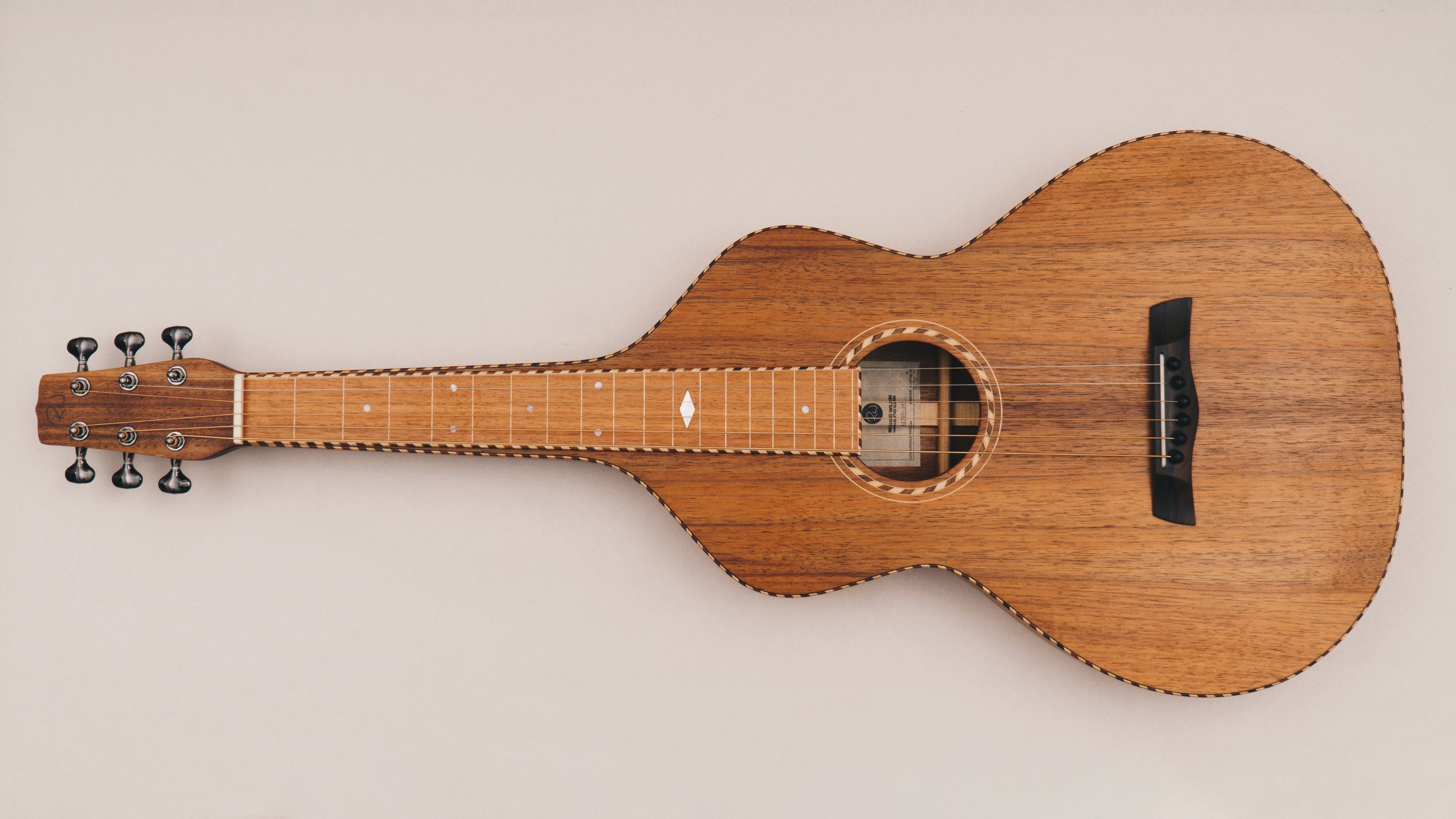 Style 3 Weissenborn Guitar Weissenborn Acoustic Lap Steel Slide Guitar by master luthier Richard Wilson. Handcrafted in Australia. Serial no. RW2307-397.