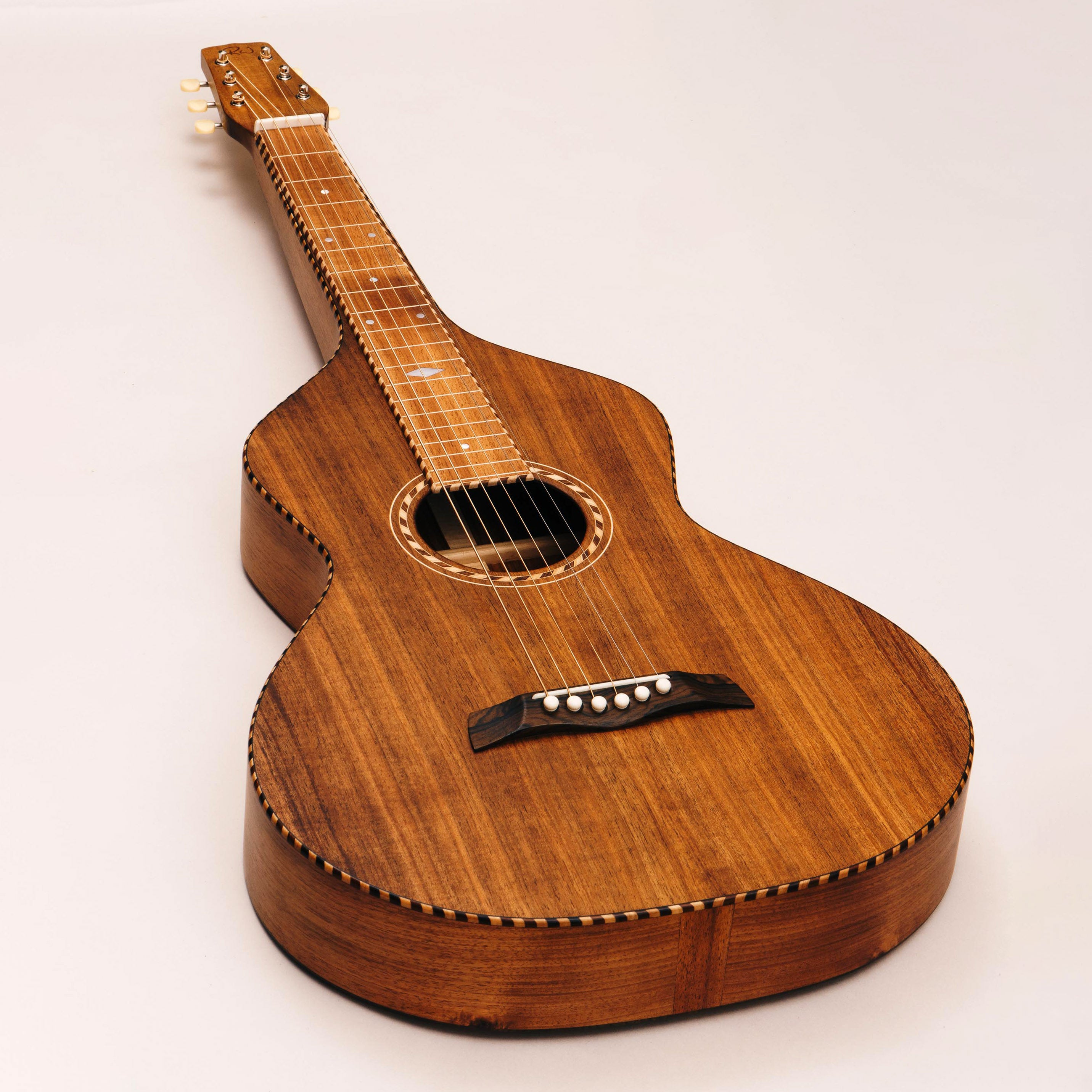 Style 3 Weissenborn Guitar Weissenborn Acoustic Lap Steel Slide Guitar by master luthier Richard Wilson. Handcrafted in Australia. Serial no. RW2341-431.