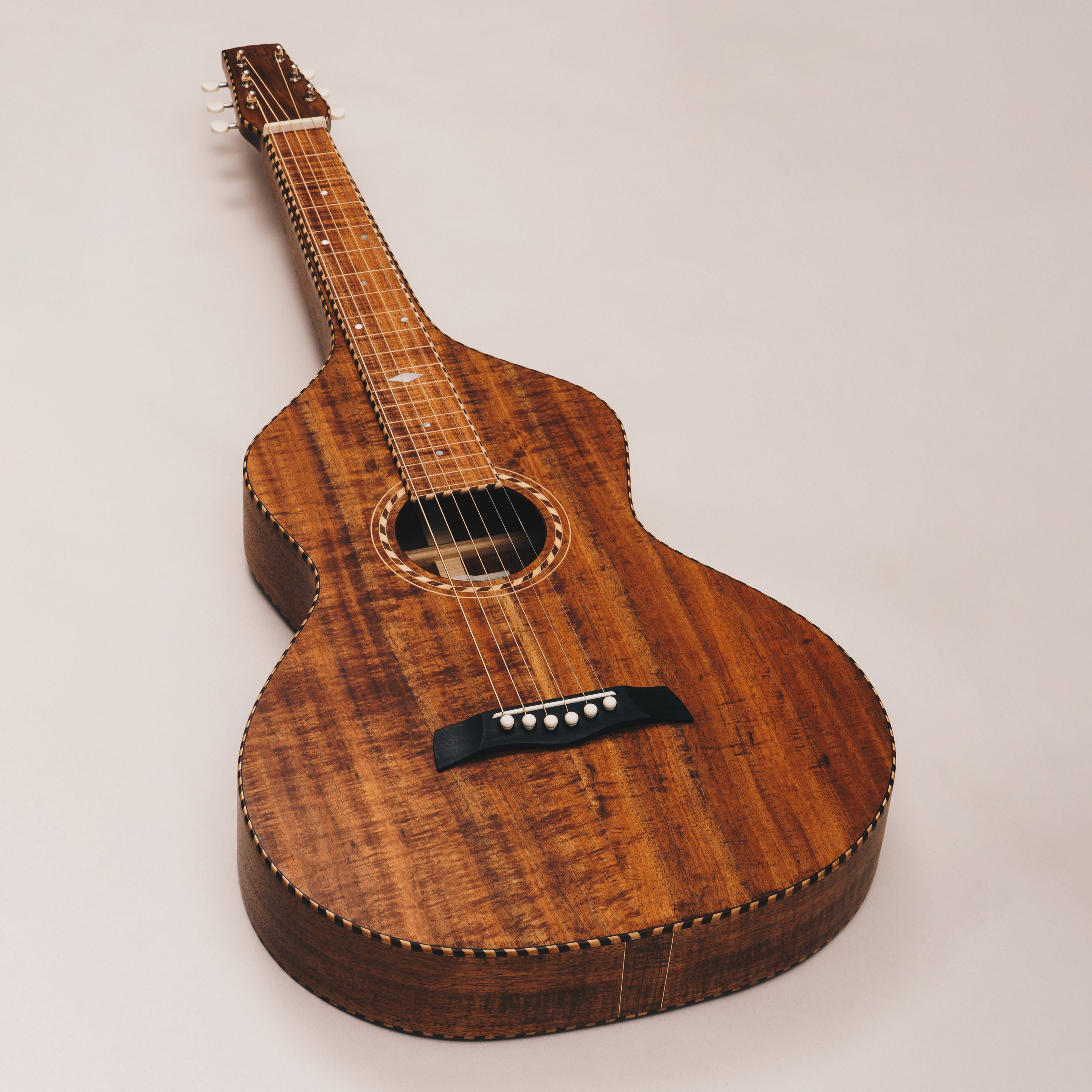 Style 4 Weissenborn Guitar Weissenborn Acoustic Lap Steel Slide Guitar by master luthier Richard Wilson. Handcrafted in Australia. Serial no. RW2248-378.