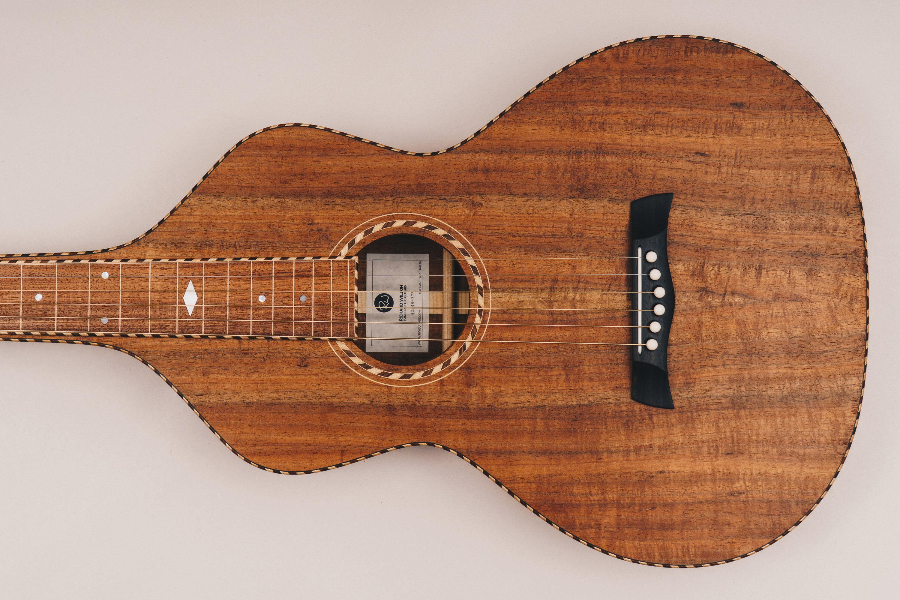 Style 4 Weissenborn Guitar Weissenborn Acoustic Lap Steel Slide Guitar by master luthier Richard Wilson. Handcrafted in Australia. Serial no. RW2248-378.