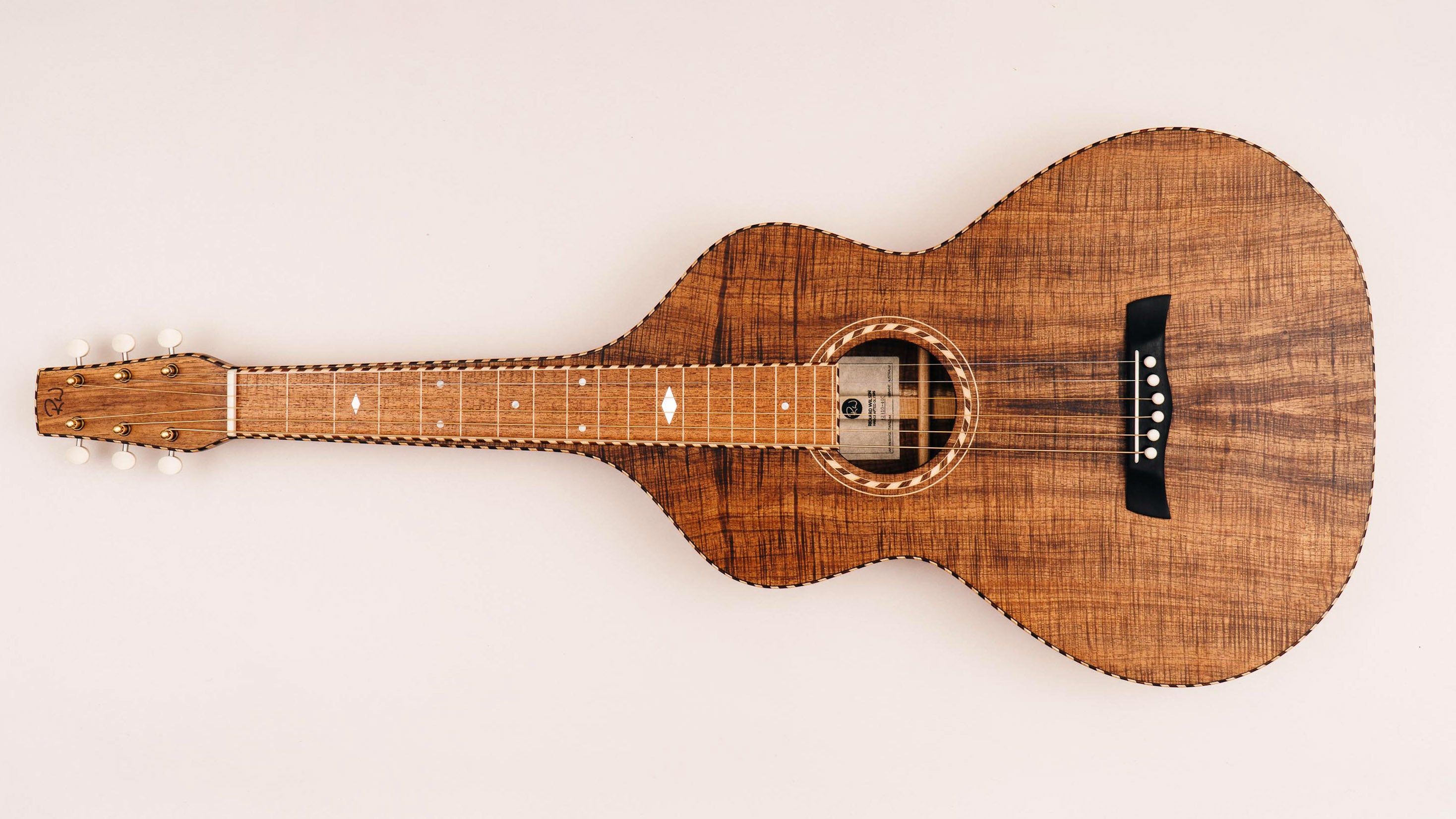 Style 4 Weissenborn Guitar Weissenborn Acoustic Lap Steel Slide Guitar by master luthier Richard Wilson. Handcrafted in Australia. Serial no. RW2310-400.