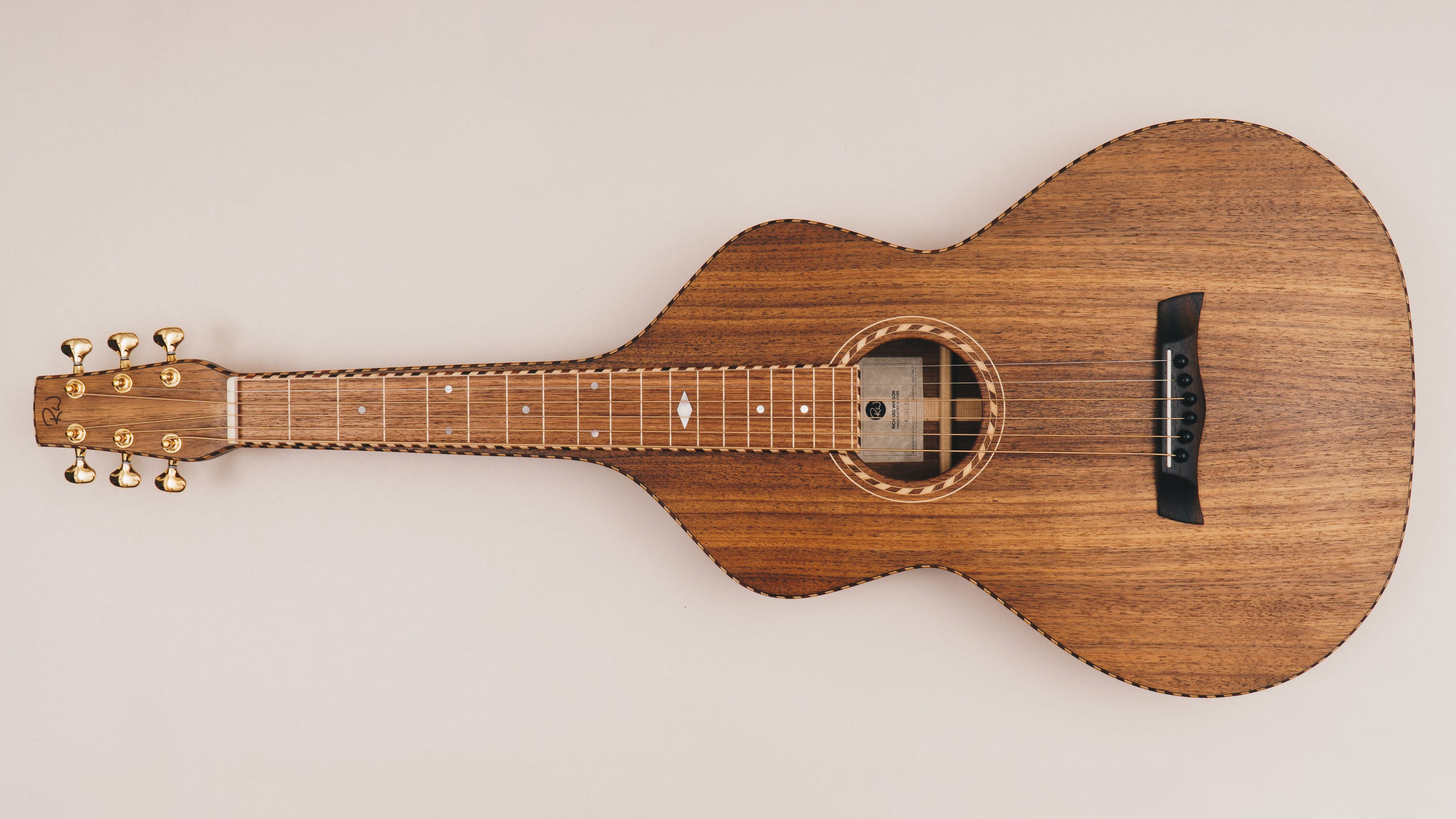 Style 4 Weissenborn Guitar Weissenborn Acoustic Lap Steel Slide Guitar by master luthier Richard Wilson. Handcrafted in Australia. Serial no. RW2342-432.