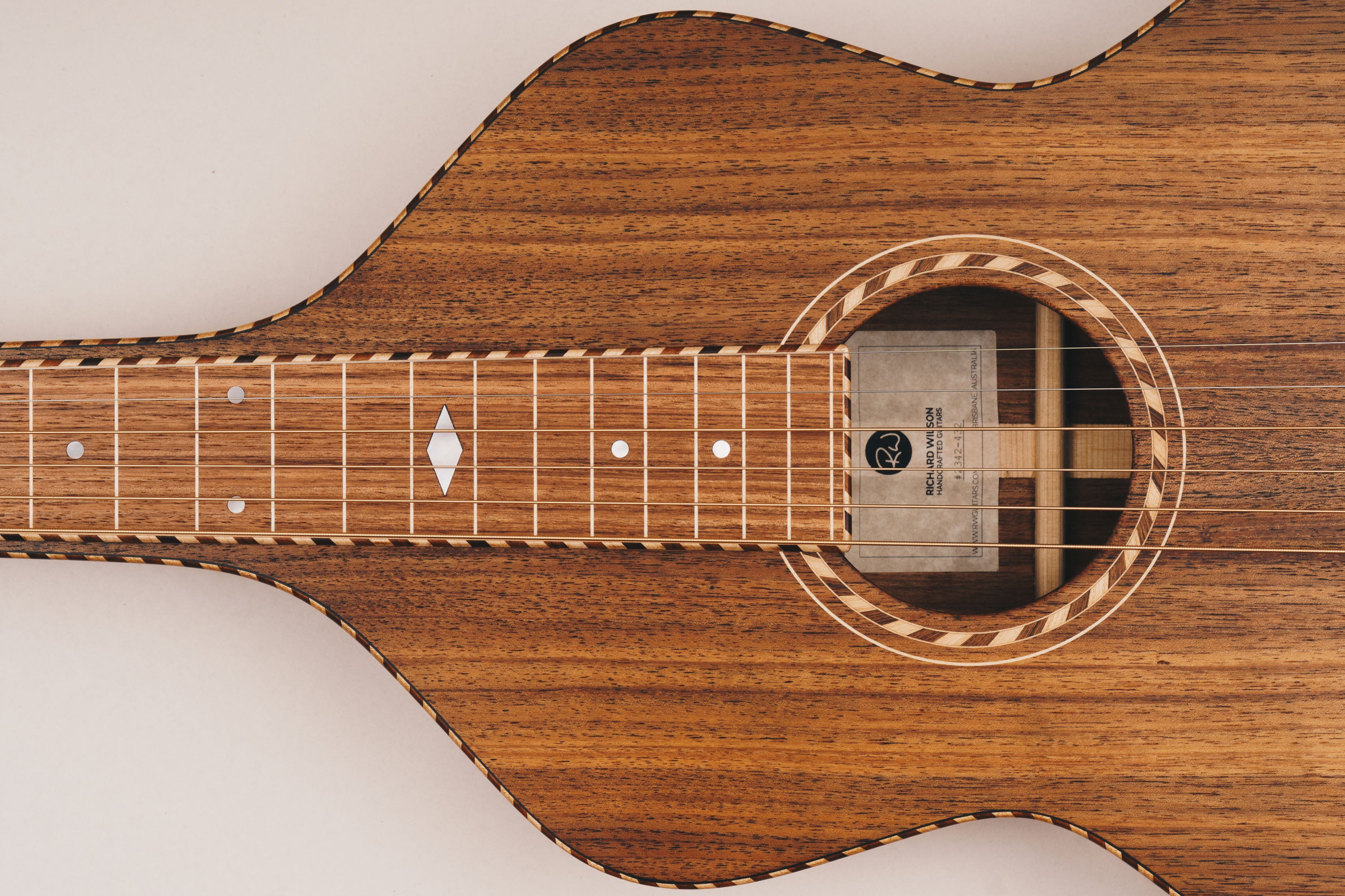 Style 4 Weissenborn Guitar Weissenborn Acoustic Lap Steel Slide Guitar by master luthier Richard Wilson. Handcrafted in Australia. Serial no. RW2342-432.