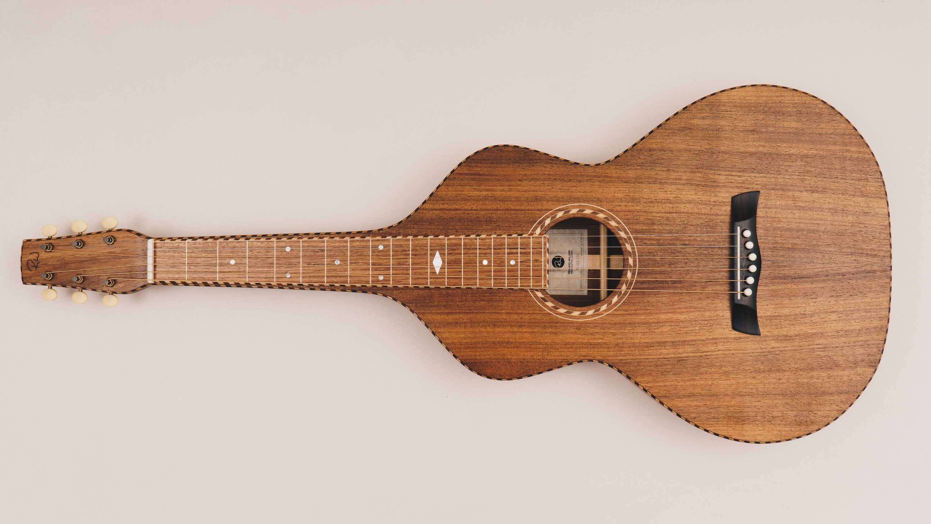 Style 4 Weissenborn Guitar Weissenborn Acoustic Lap Steel Slide Guitar by master luthier Richard Wilson. Handcrafted in Australia. Serial no. RW2343-433.