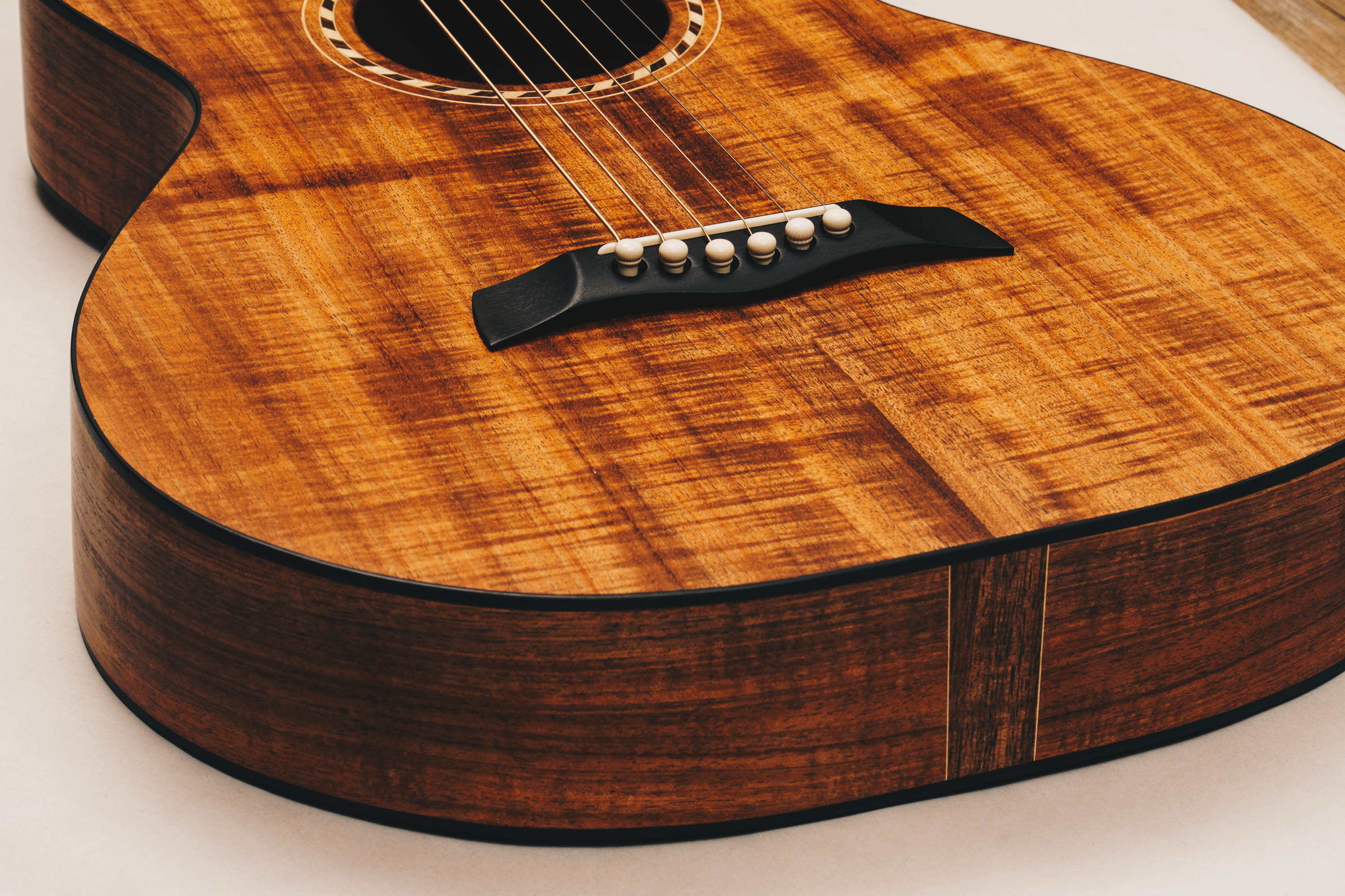 Tasmanian Blackwood Style 2 Weissenborn Acoustic Lap Steel Slide Guitar by master luthier Richard Wilson. Handcrafted in Australia. Serial no. RW1911-231.
