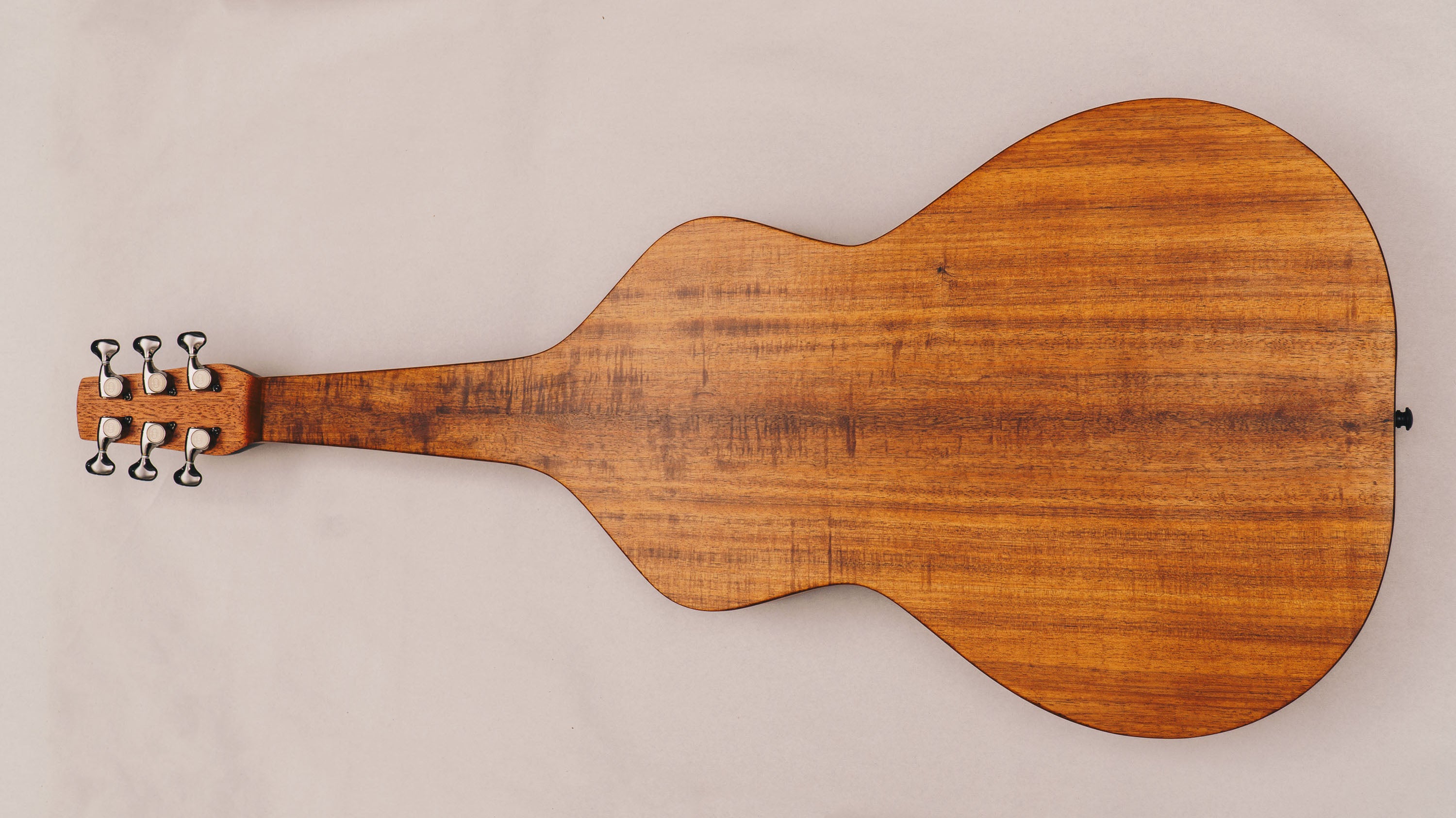 Tasmanian Blackwood Style 3 Weissenborn Acoustic Lap Steel Slide Guitar by master luthier Richard Wilson. Handcrafted in Australia. Serial no. RW1809-228.