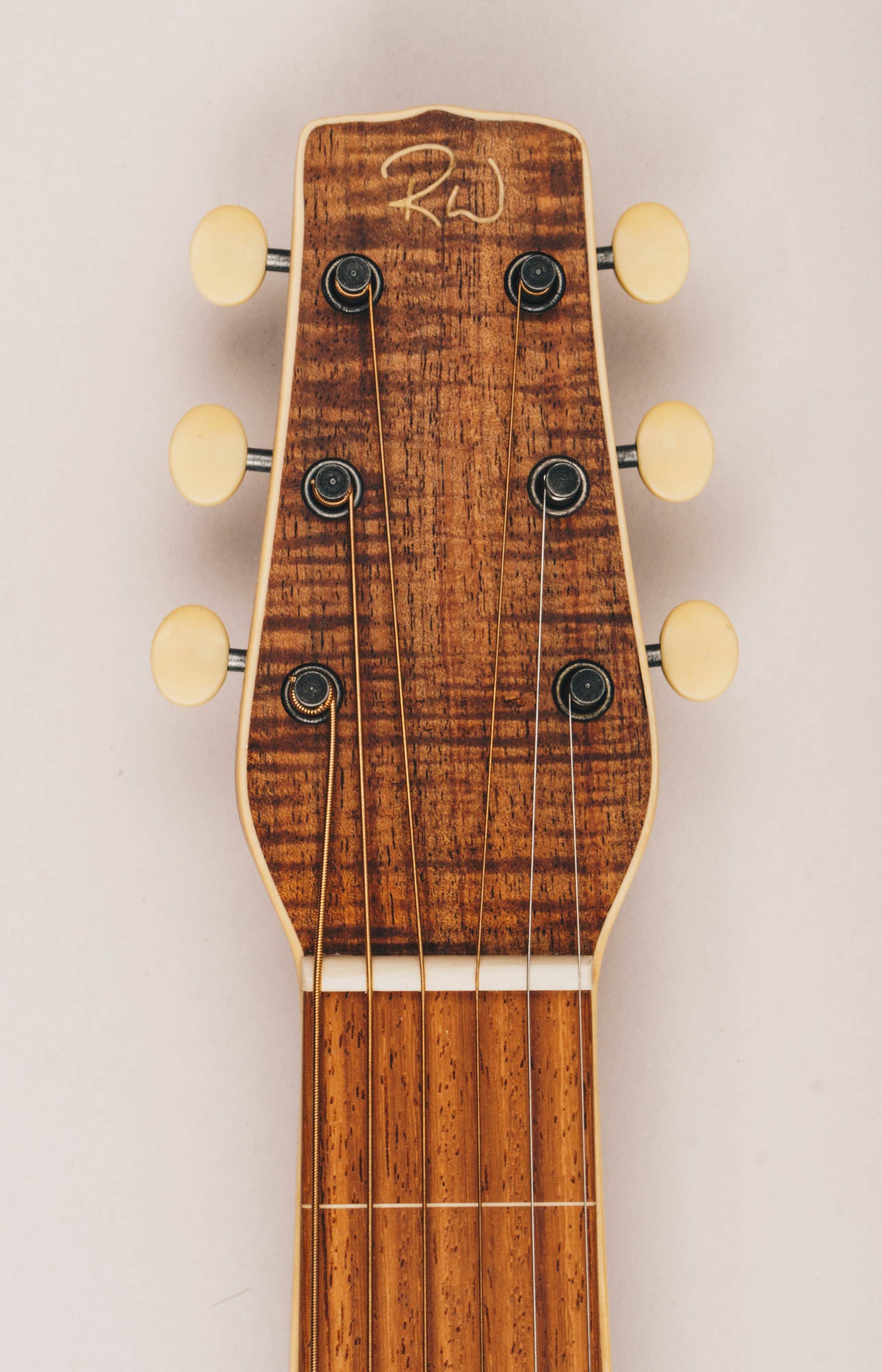 Tasmanian Blackwood Style 3 Weissenborn Acoustic Lap Steel Slide Guitar by master luthier Richard Wilson. Handcrafted in Australia. Serial no. RW1901-222.