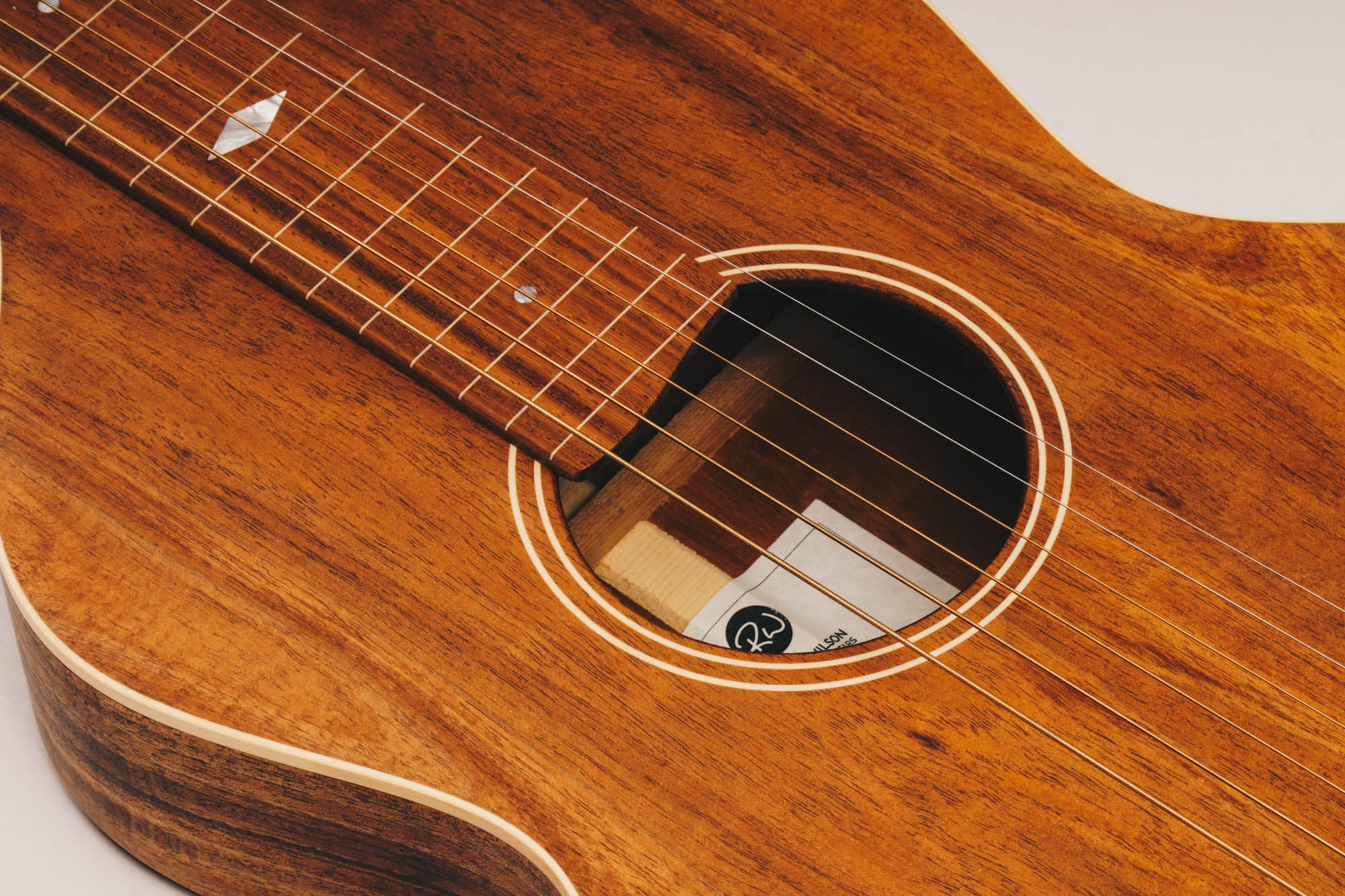 Tasmanian Blackwood Style 3 Weissenborn Acoustic Lap Steel Slide Guitar by master luthier Richard Wilson. Handcrafted in Australia. Serial no. RW1901-222.