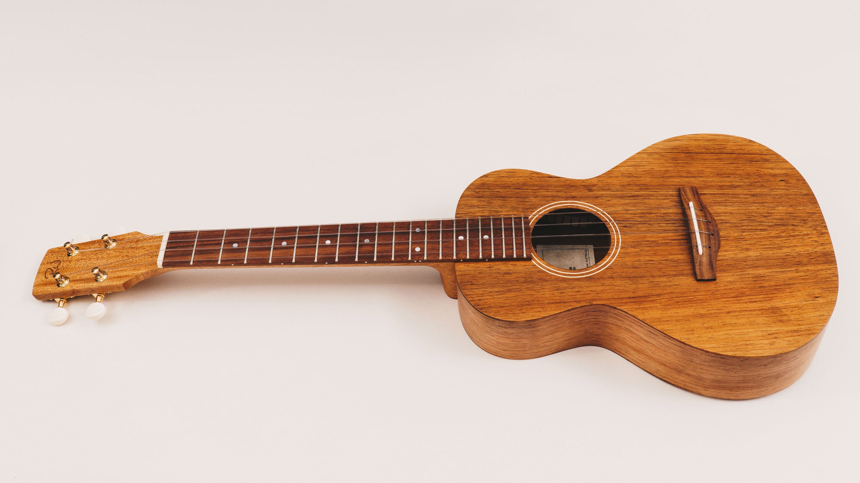 Tenor Ukulele - Tasmanian Blackwood - 'Style 1' Weissenborn Acoustic Lap Steel Slide Guitar by master luthier Richard Wilson. Handcrafted in Australia. Serial no. RW2327-417.