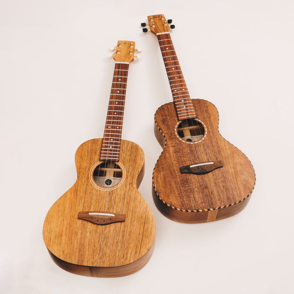 Tenor Ukuleles handcrafted by master luthier Richard Wilson.