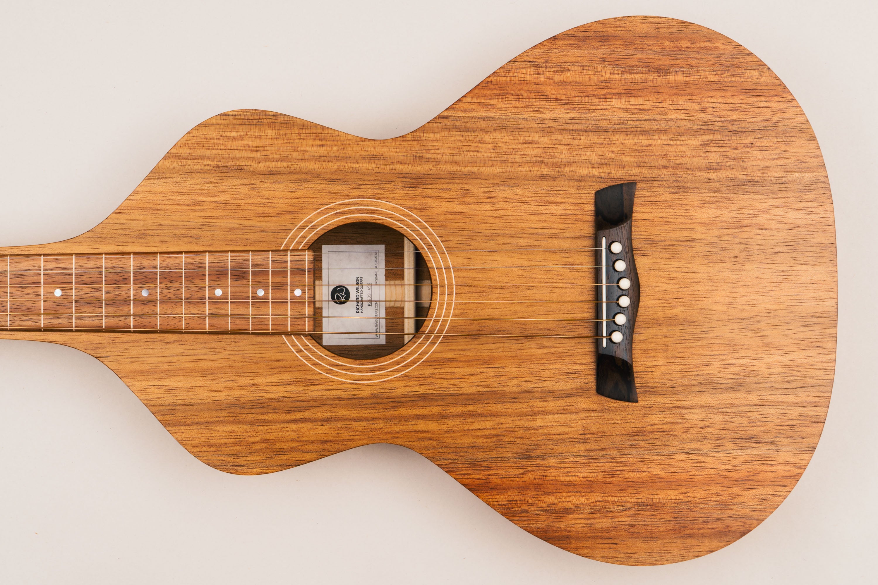 Hawaiian Koa Style 1 Weissenborn Guitar Weissenborn Acoustic Lap Steel Slide Guitar by master luthier Richard Wilson. Handcrafted in Australia. Serial no. RW2609-496.