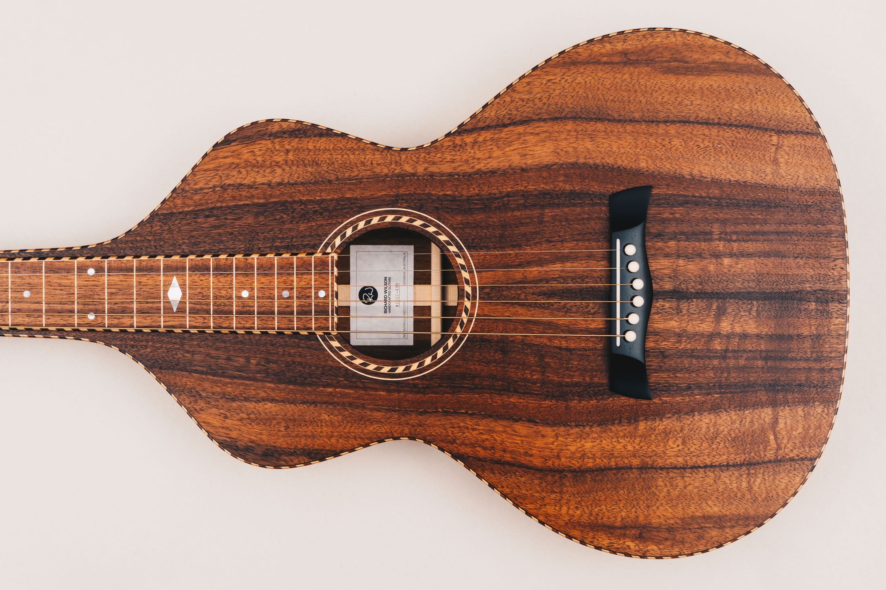 Hawaiian Koa Style 3 Weissenborn Guitar Weissenborn Acoustic Lap Steel Slide Guitar by master luthier Richard Wilson. Handcrafted in Australia. Serial no. RW2612-499.