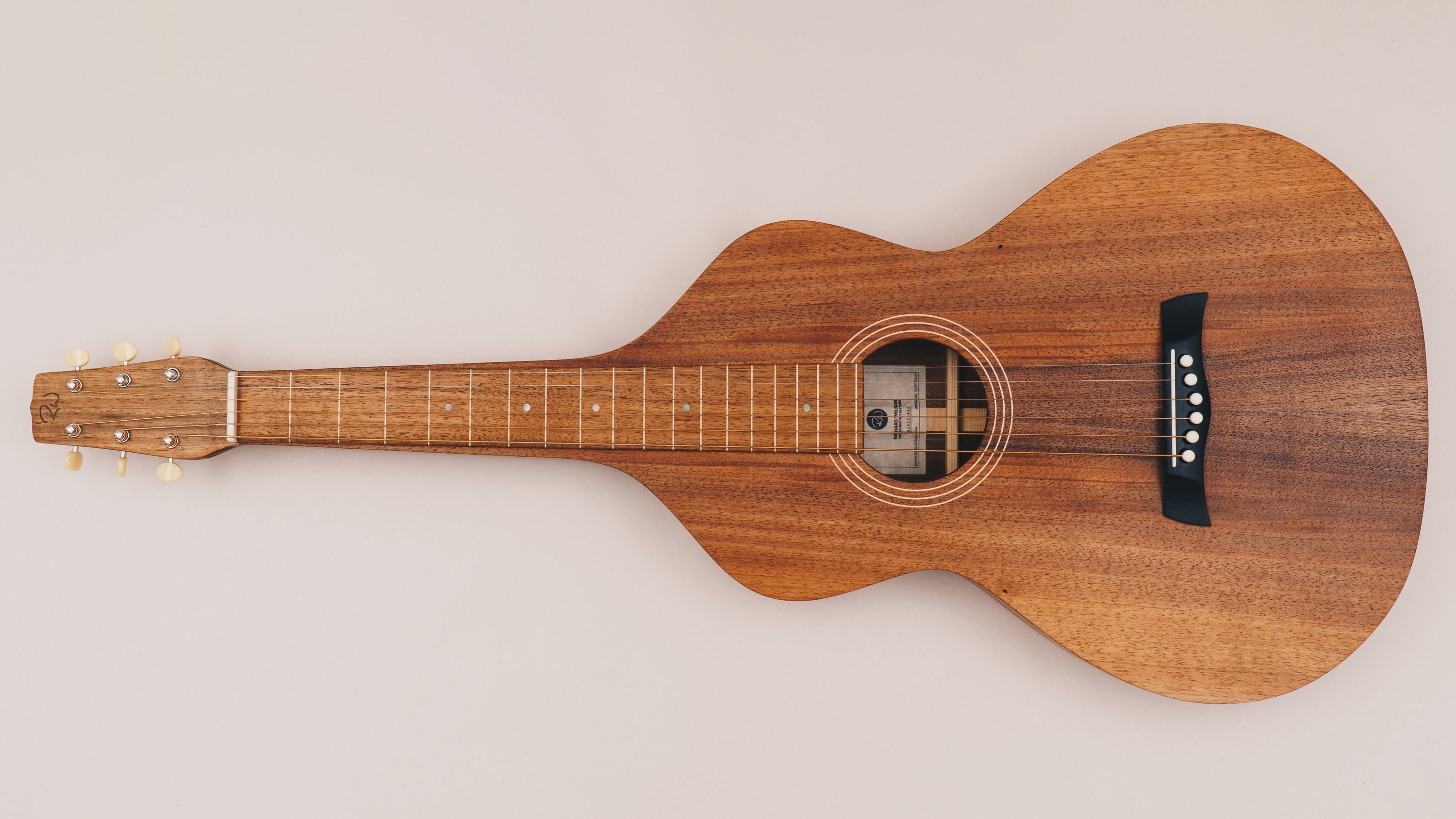 Style 1 Weissenborn Guitar - Tasmanian Blackwood Weissenborn Acoustic Lap Steel Slide Guitar by master luthier Richard Wilson. Handcrafted in Australia. Serial no. RW2412-262.