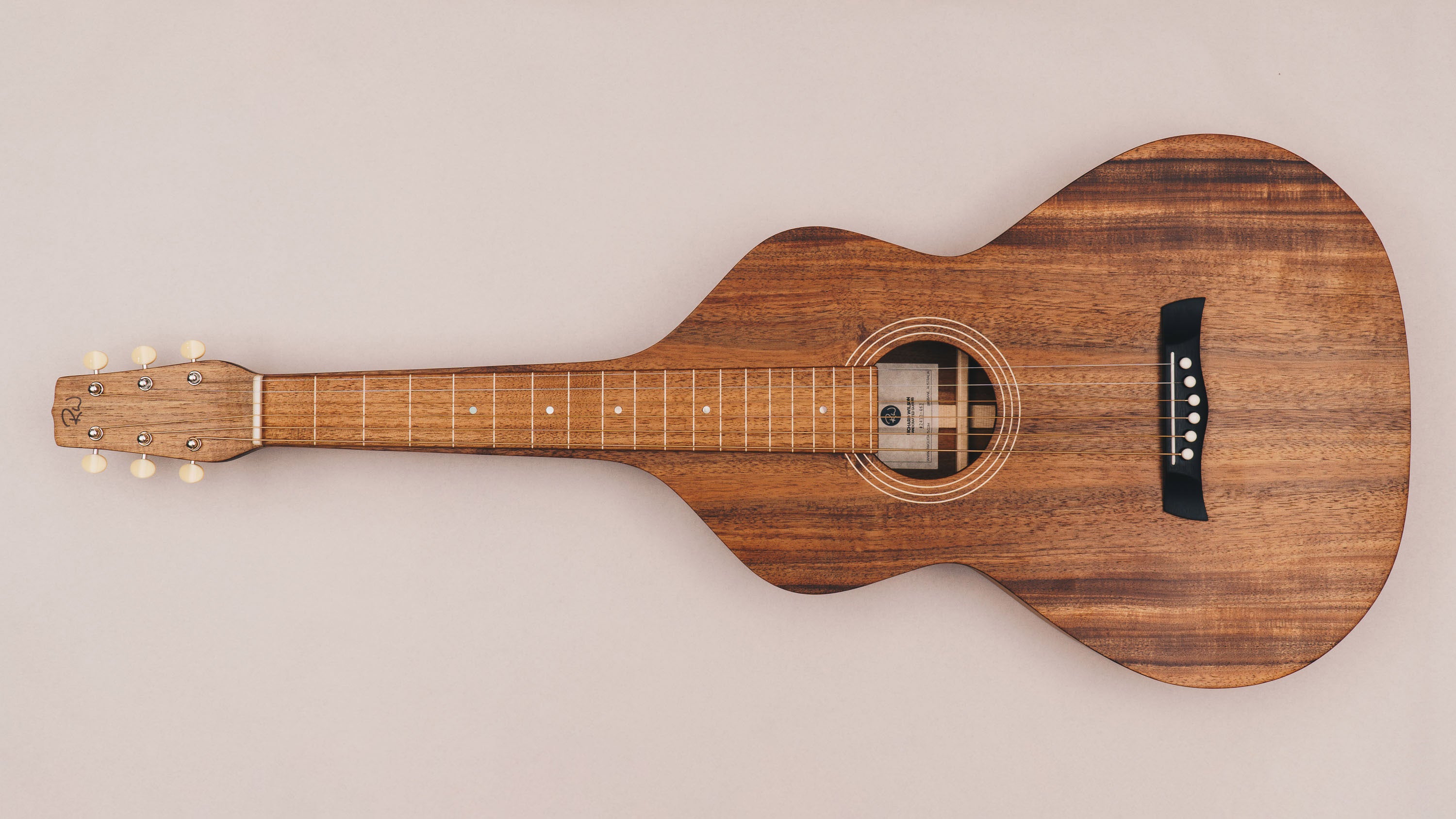 Style 1 Weissenborn Guitar - Tasmanian Blackwood Weissenborn Acoustic Lap Steel Slide Guitar by master luthier Richard Wilson. Handcrafted in Australia. Serial no. RW2413-463.