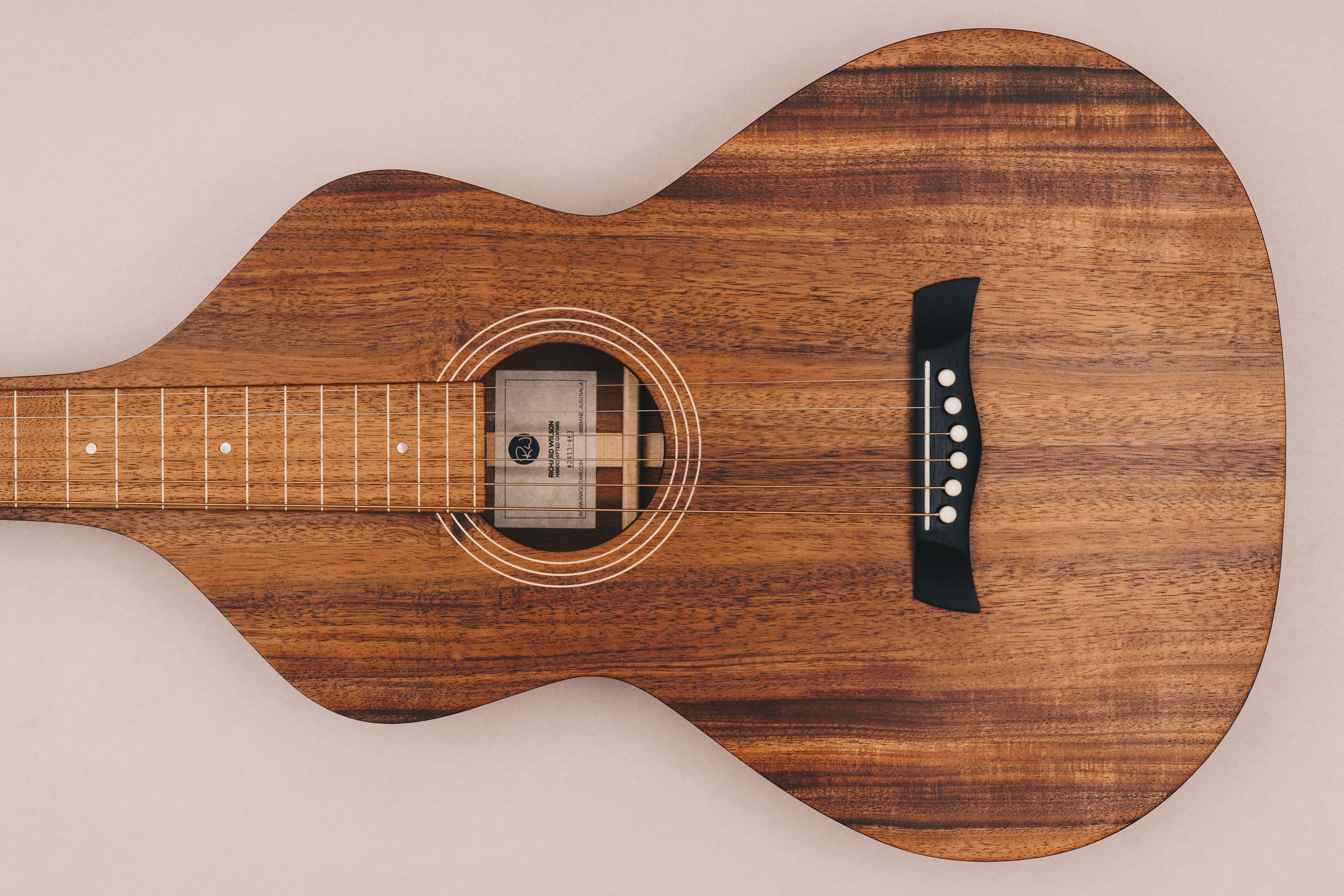 Style 1 Weissenborn Guitar - Tasmanian Blackwood Weissenborn Acoustic Lap Steel Slide Guitar by master luthier Richard Wilson. Handcrafted in Australia. Serial no. RW2413-463.