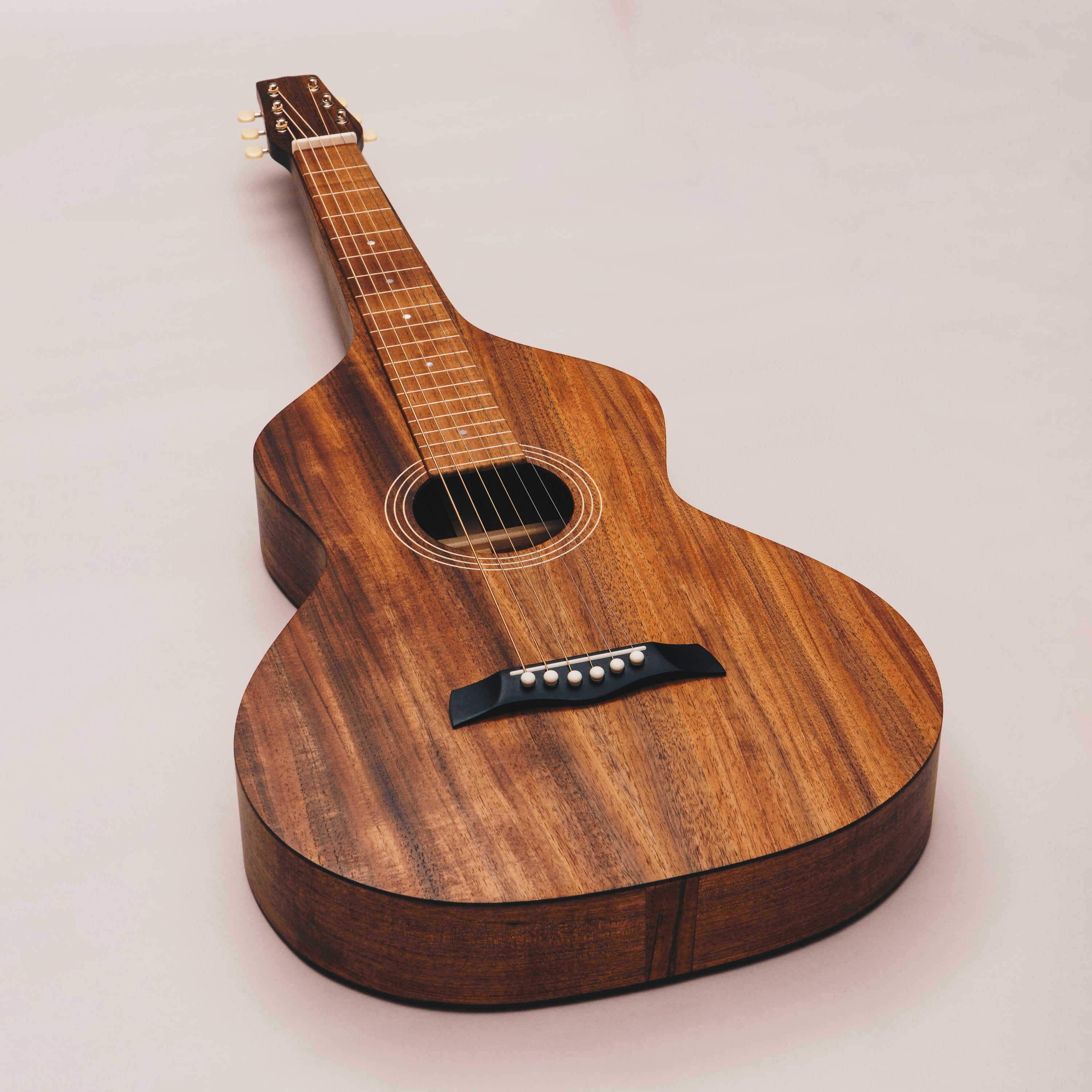 Style 1 Weissenborn Guitar - Tasmanian Blackwood Weissenborn Acoustic Lap Steel Slide Guitar by master luthier Richard Wilson. Handcrafted in Australia. Serial no. RW2417-467.