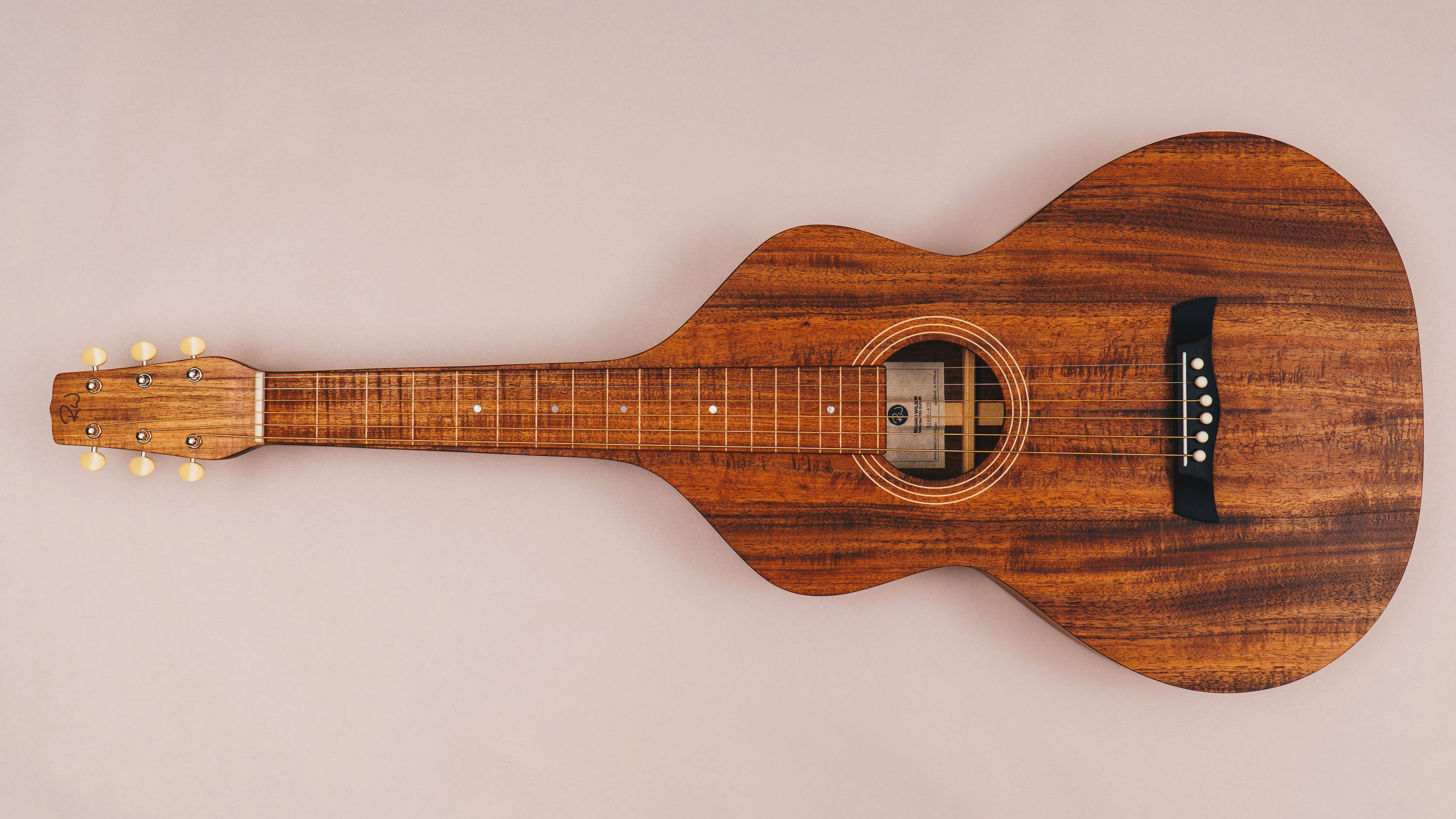 Style 1 Weissenborn Guitar - Tasmanian Blackwood Weissenborn Acoustic Lap Steel Slide Guitar by master luthier Richard Wilson. Handcrafted in Australia. Serial no. RW2420-470.