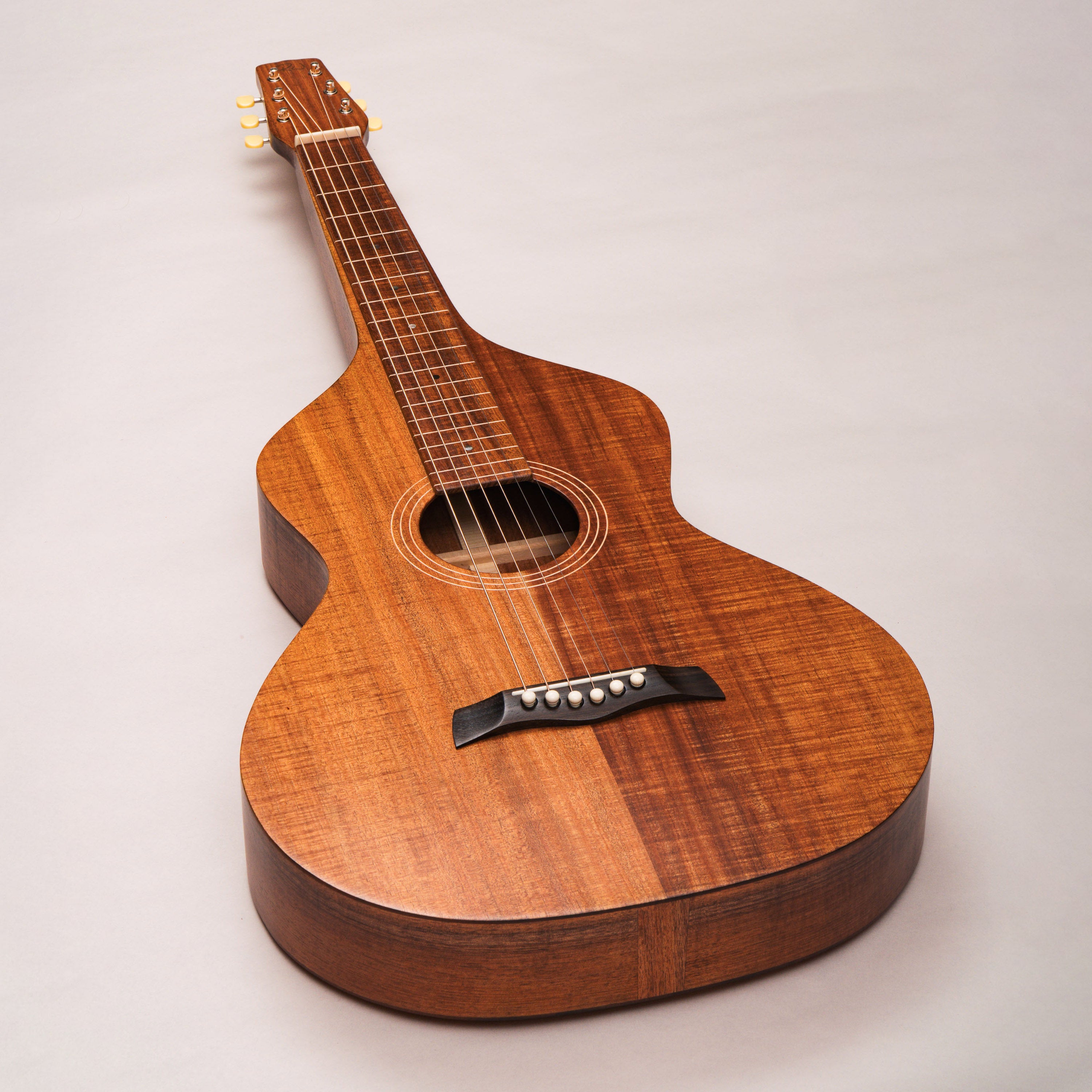 Style 1 Weissenborn Guitar - Tasmanian Blackwood Weissenborn Acoustic Lap Steel Slide Guitar by master luthier Richard Wilson. Handcrafted in Australia. Serial no. RW2505-475.