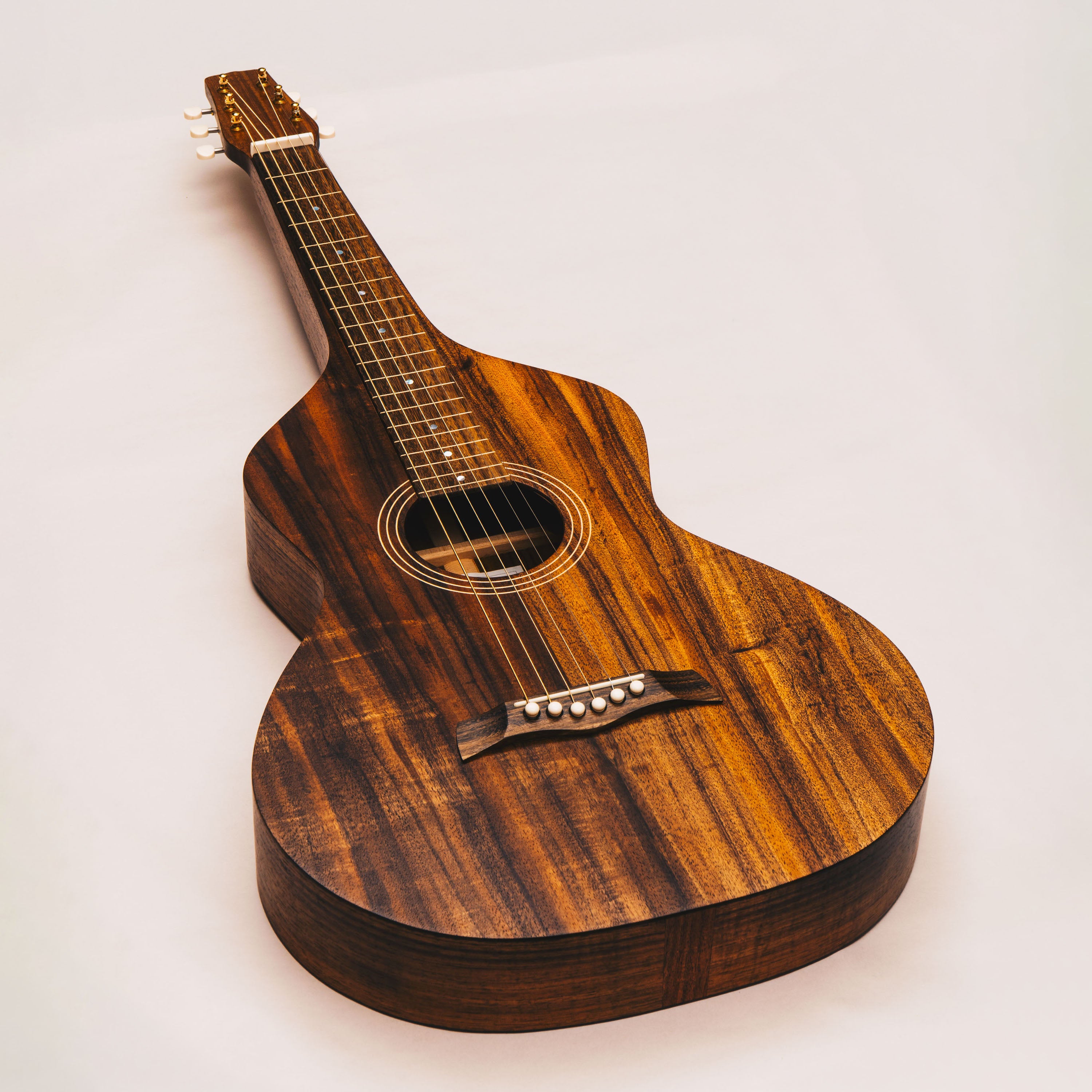 Style 1 Weissenborn Guitar - Tasmanian Blackwood Weissenborn Acoustic Lap Steel Slide Guitar by master luthier Richard Wilson. Handcrafted in Australia. Serial no. RW2601-488.