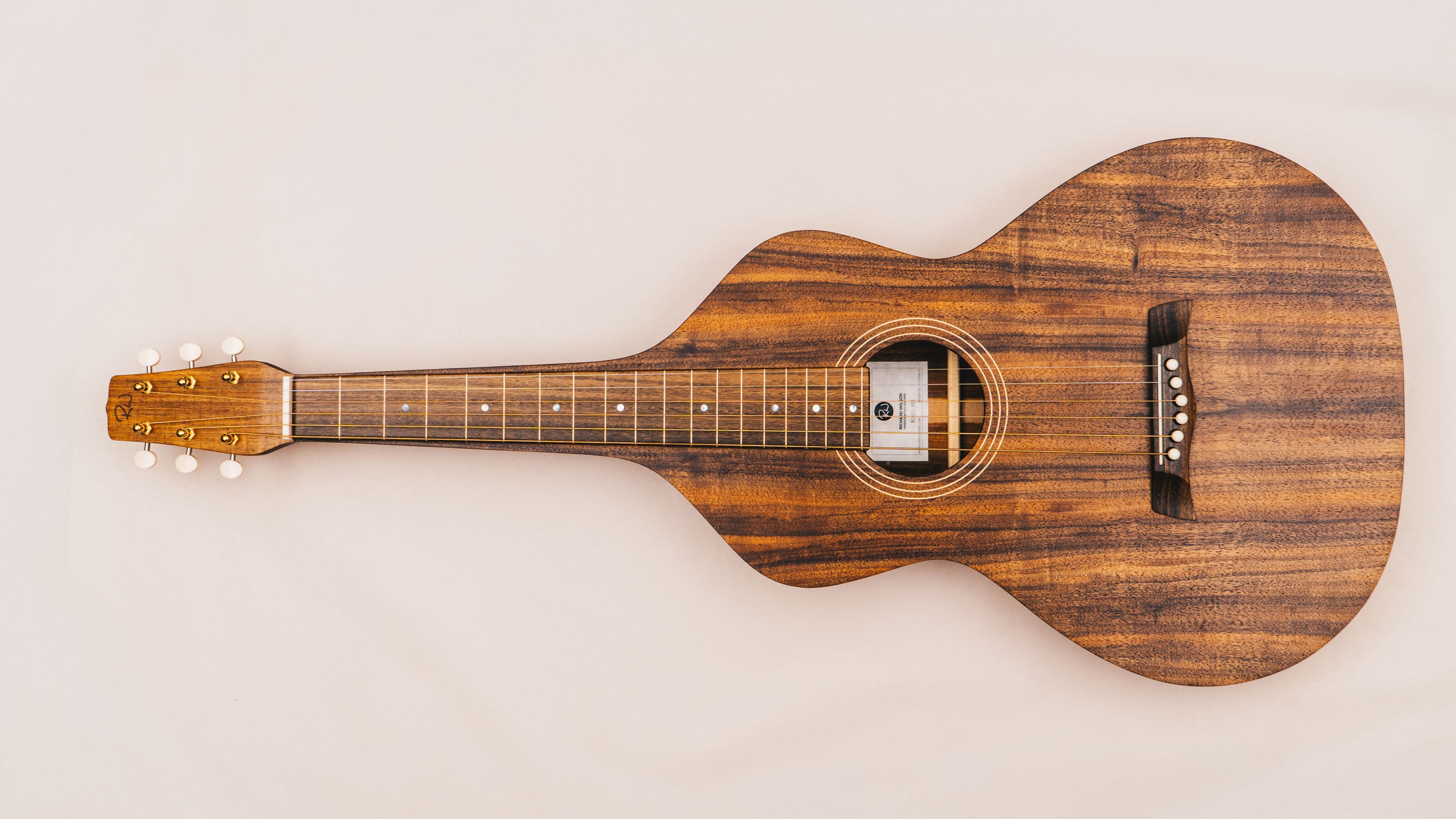 Style 1 Weissenborn Guitar - Tasmanian Blackwood Weissenborn Acoustic Lap Steel Slide Guitar by master luthier Richard Wilson. Handcrafted in Australia. Serial no. RW2601-488.