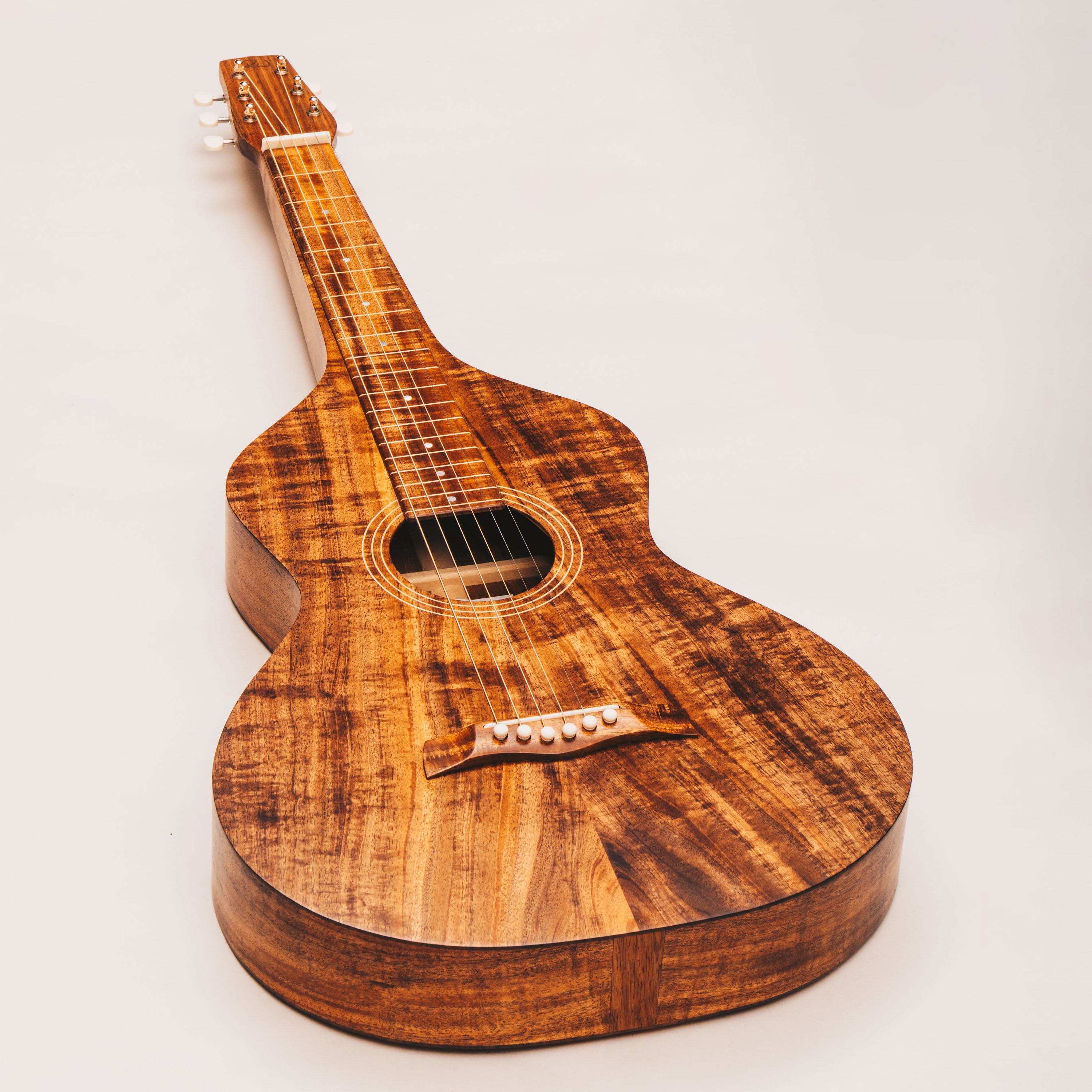 Style 1 Weissenborn Guitar - Tasmanian Blackwood Weissenborn Acoustic Lap Steel Slide Guitar by master luthier Richard Wilson. Handcrafted in Australia. Serial no. RW2604-491.