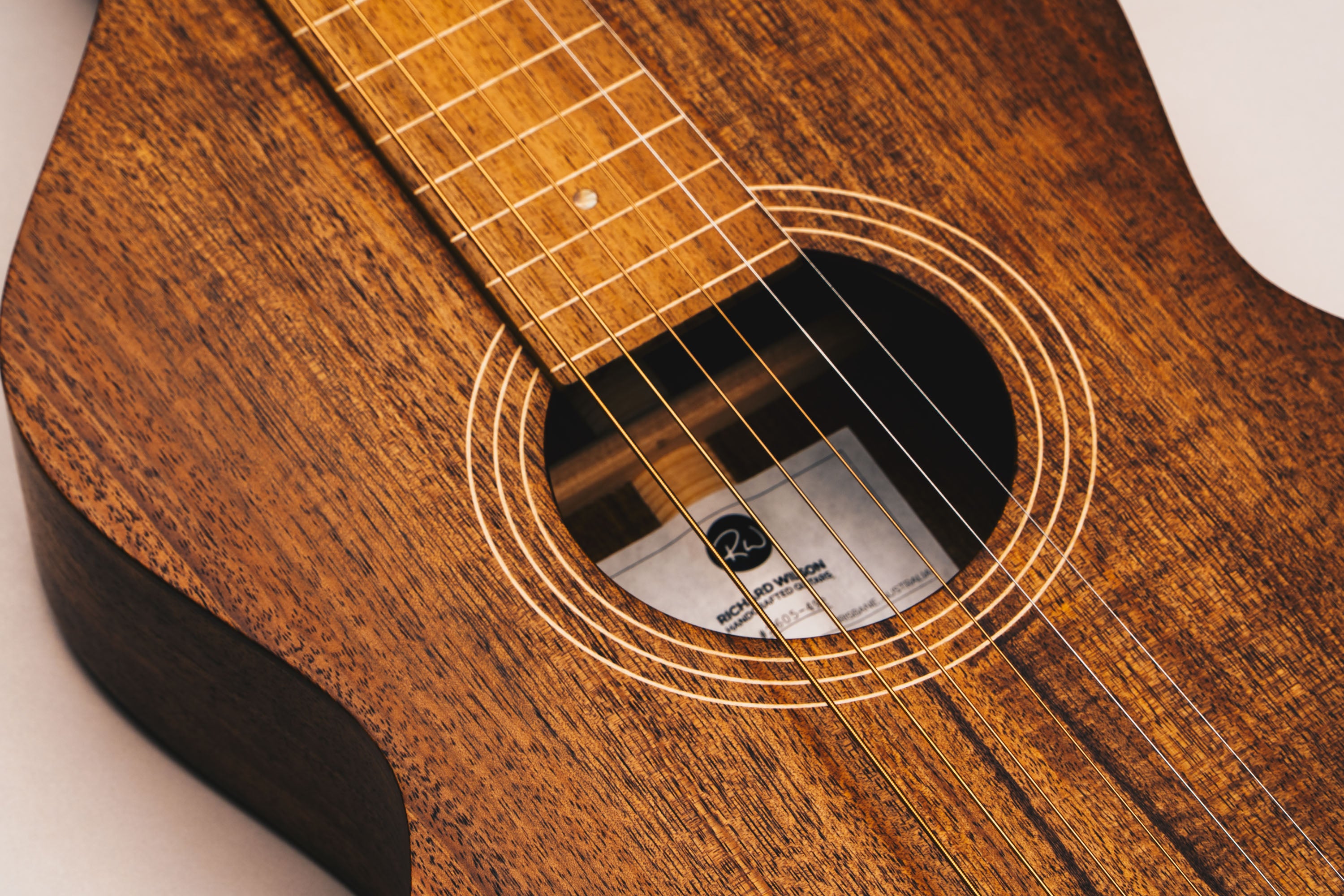 Style 1 Weissenborn Guitar - Tasmanian Blackwood Weissenborn Acoustic Lap Steel Slide Guitar by master luthier Richard Wilson. Handcrafted in Australia. Serial no. RW2605-492.