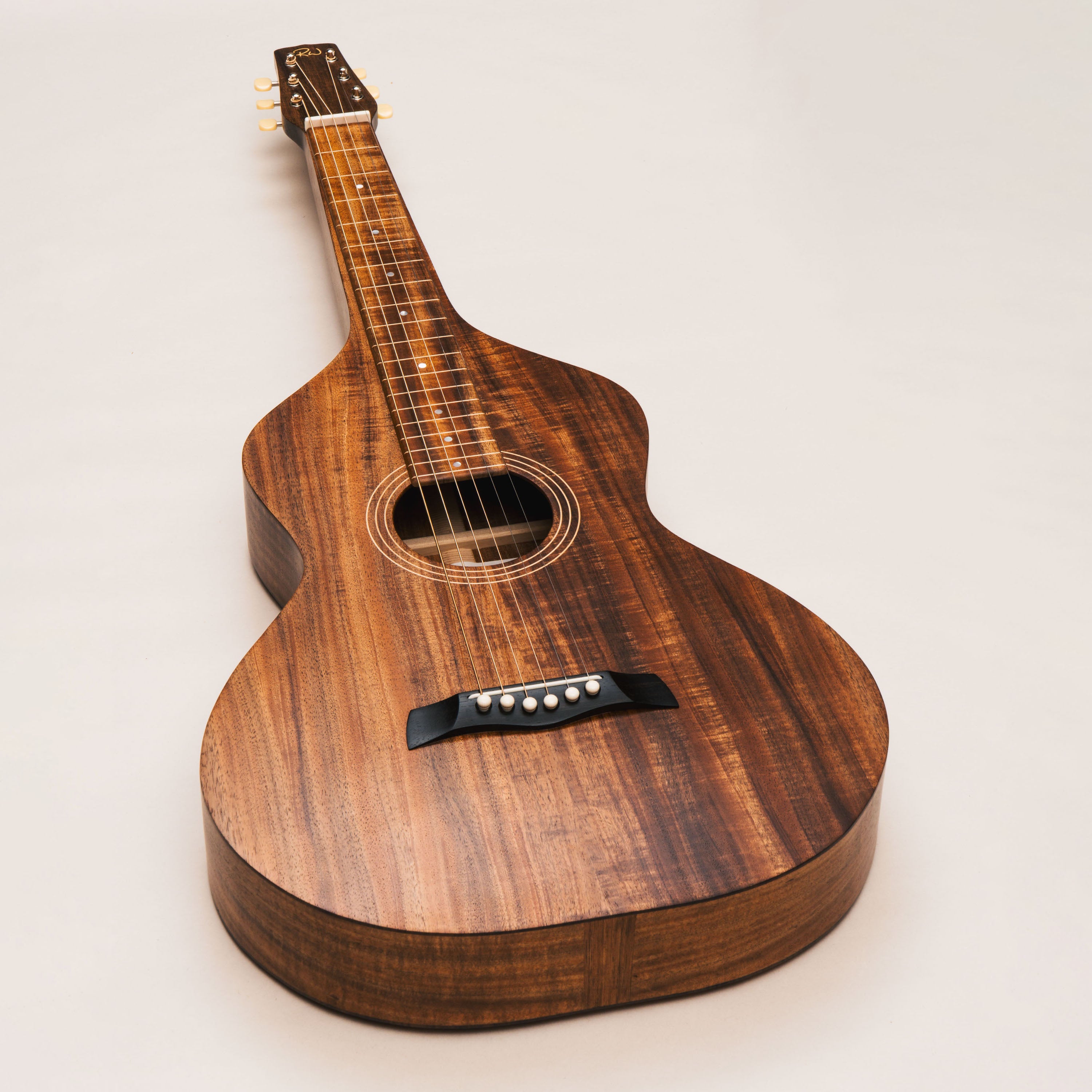 Style 1 Weissenborn Guitar - Tasmanian Blackwood Weissenborn Acoustic Lap Steel Slide Guitar by master luthier Richard Wilson. Handcrafted in Australia. Serial no. RW2611-498.