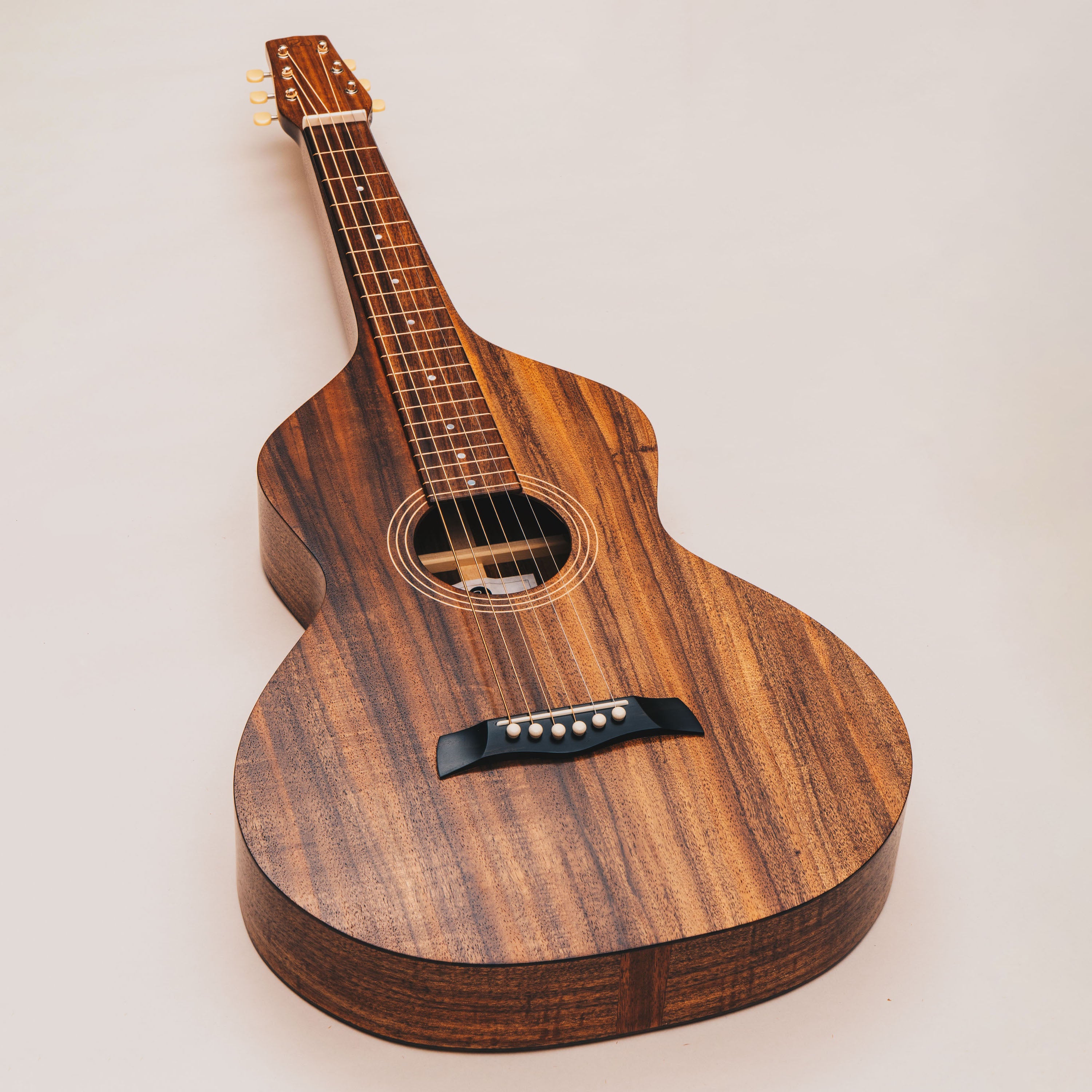 Style 1 Weissenborn Guitar - Tasmanian Blackwood Weissenborn Acoustic Lap Steel Slide Guitar by master luthier Richard Wilson. Handcrafted in Australia. Serial no. RW2614-501.