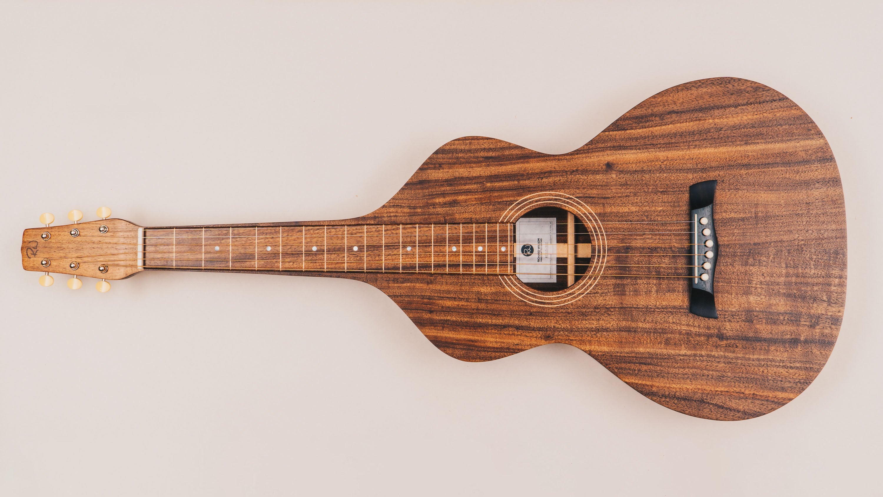 Style 1 Weissenborn Guitar - Tasmanian Blackwood Weissenborn Acoustic Lap Steel Slide Guitar by master luthier Richard Wilson. Handcrafted in Australia. Serial no. RW2615-502.
