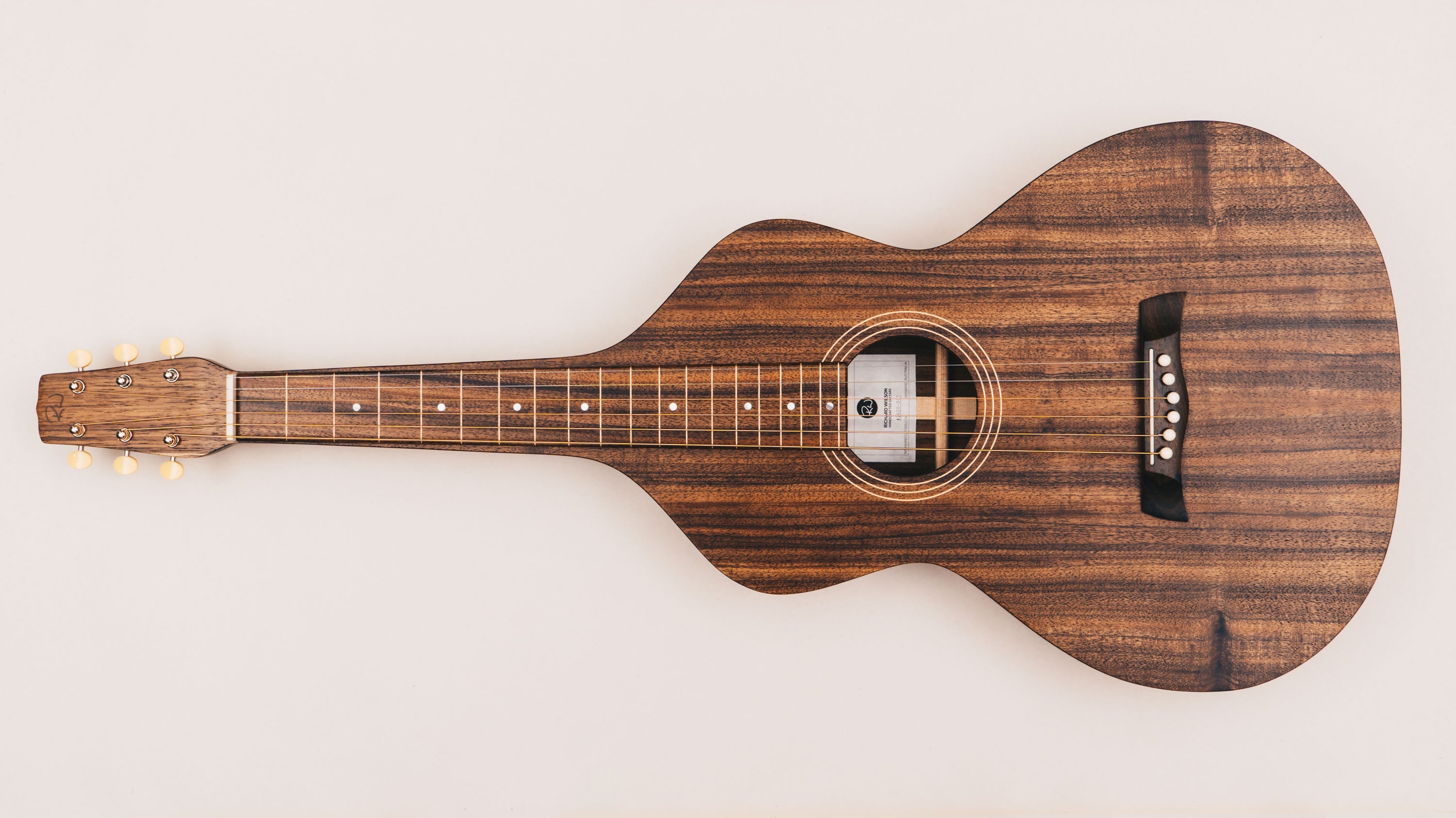 Style 1 Weissenborn Guitar - Tasmanian Blackwood Weissenborn Acoustic Lap Steel Slide Guitar by master luthier Richard Wilson. Handcrafted in Australia. Serial no. RW2620-507.