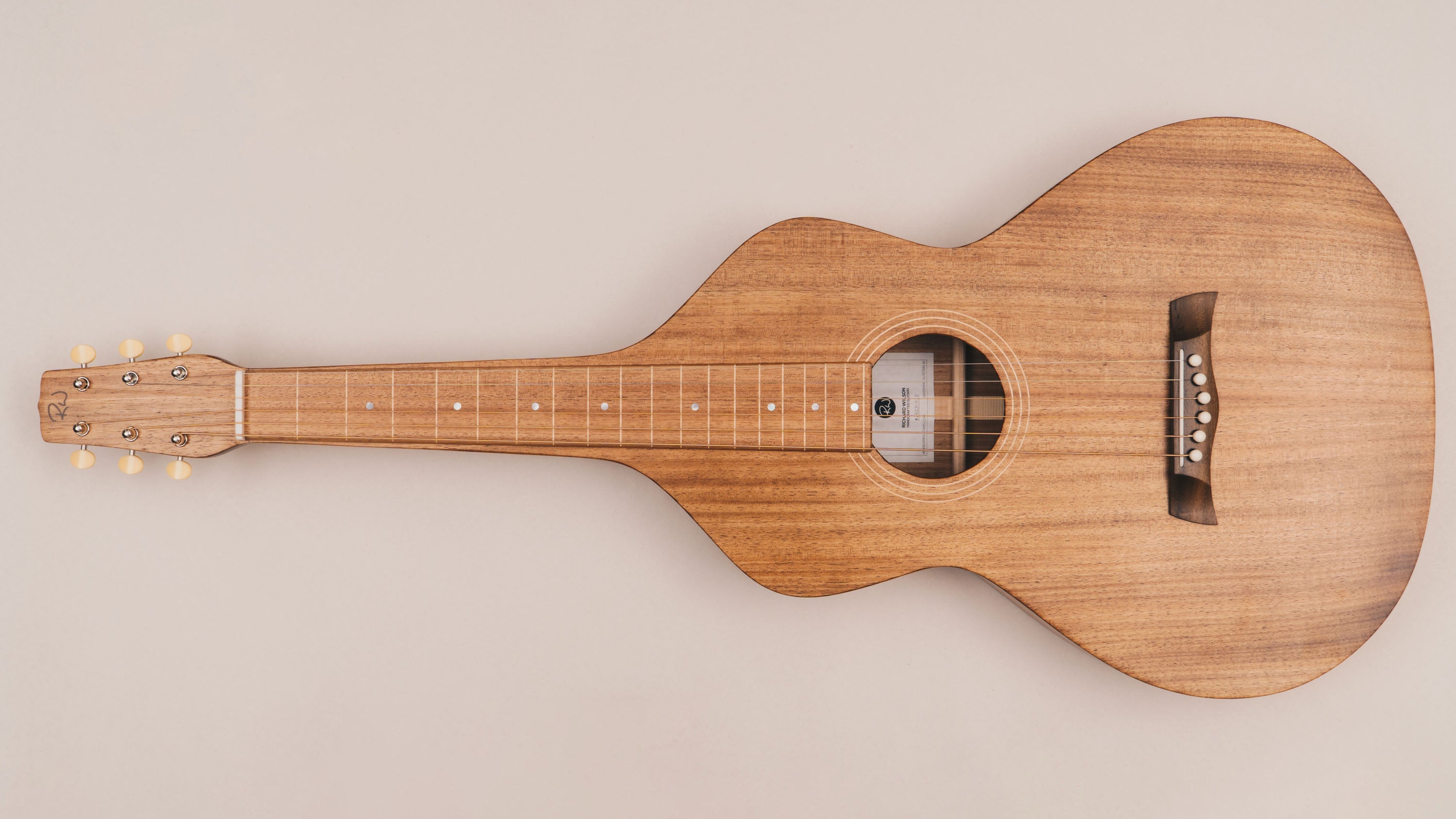 Style 1 Weissenborn Guitar - Tasmanian Blackwood Weissenborn Acoustic Lap Steel Slide Guitar by master luthier Richard Wilson. Handcrafted in Australia. Serial no. RW2623-510.