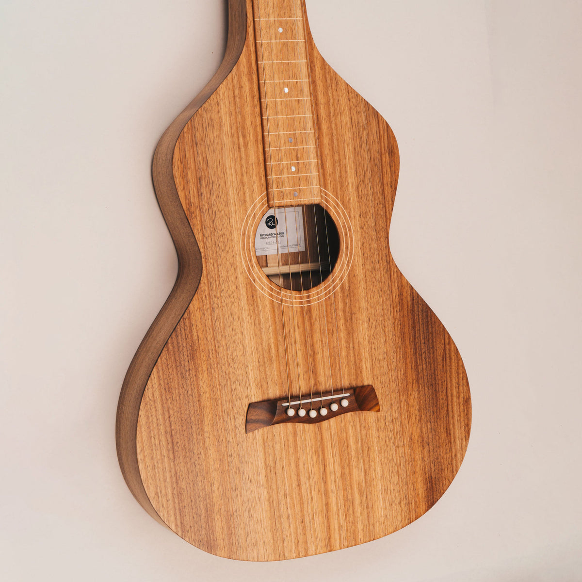 Style 1 Weissenborn Guitar - Tasmanian Blackwood Weissenborn Acoustic Lap Steel Slide Guitar by master luthier Richard Wilson. Handcrafted in Australia. Serial no. RW2624-511.